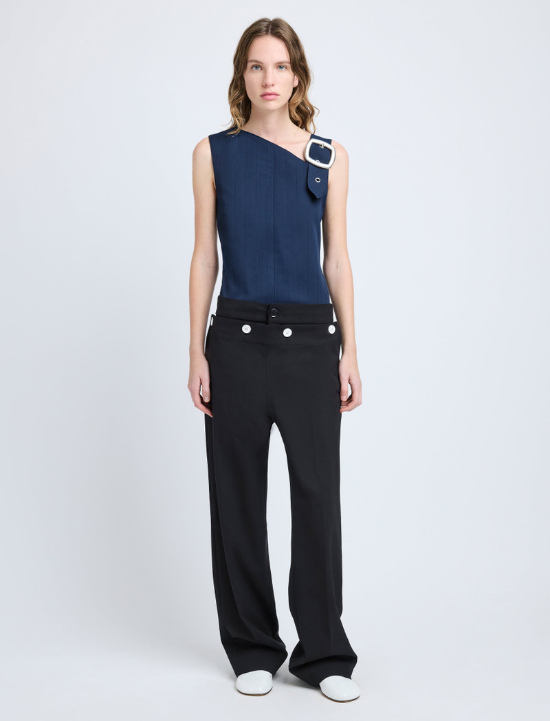 Proenza Schouler Marin Top in Technical Nylon Jacquard outlook