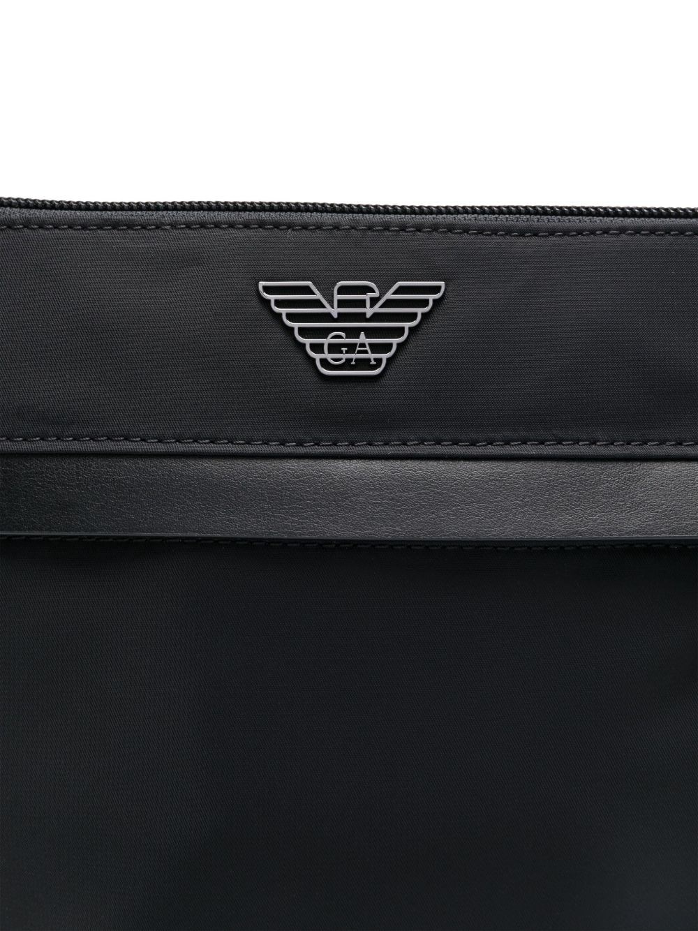 Logo nylon crossbody bag - 4