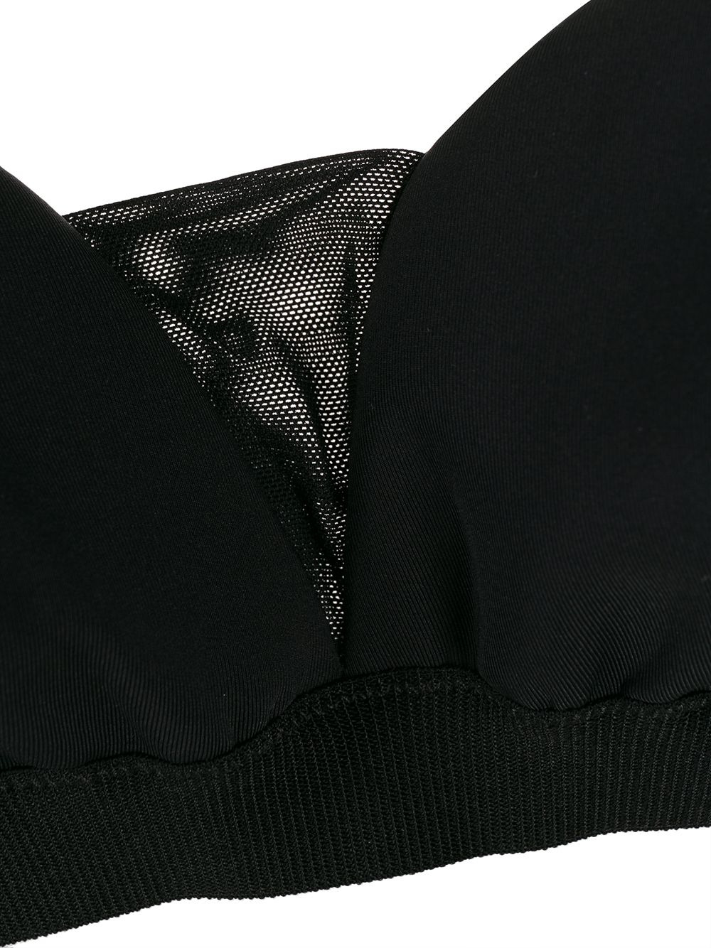 plunge-style bikini top - 3
