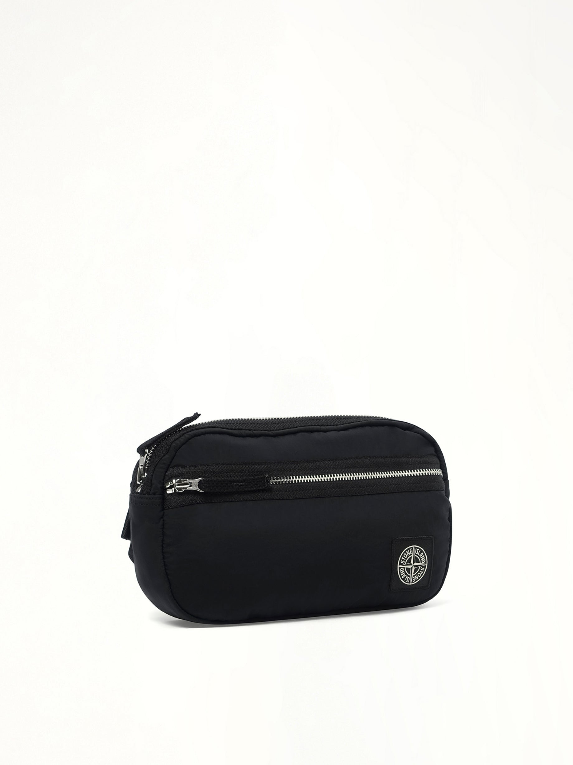 920001 Coated Nylon Belt Bag in Black - 2