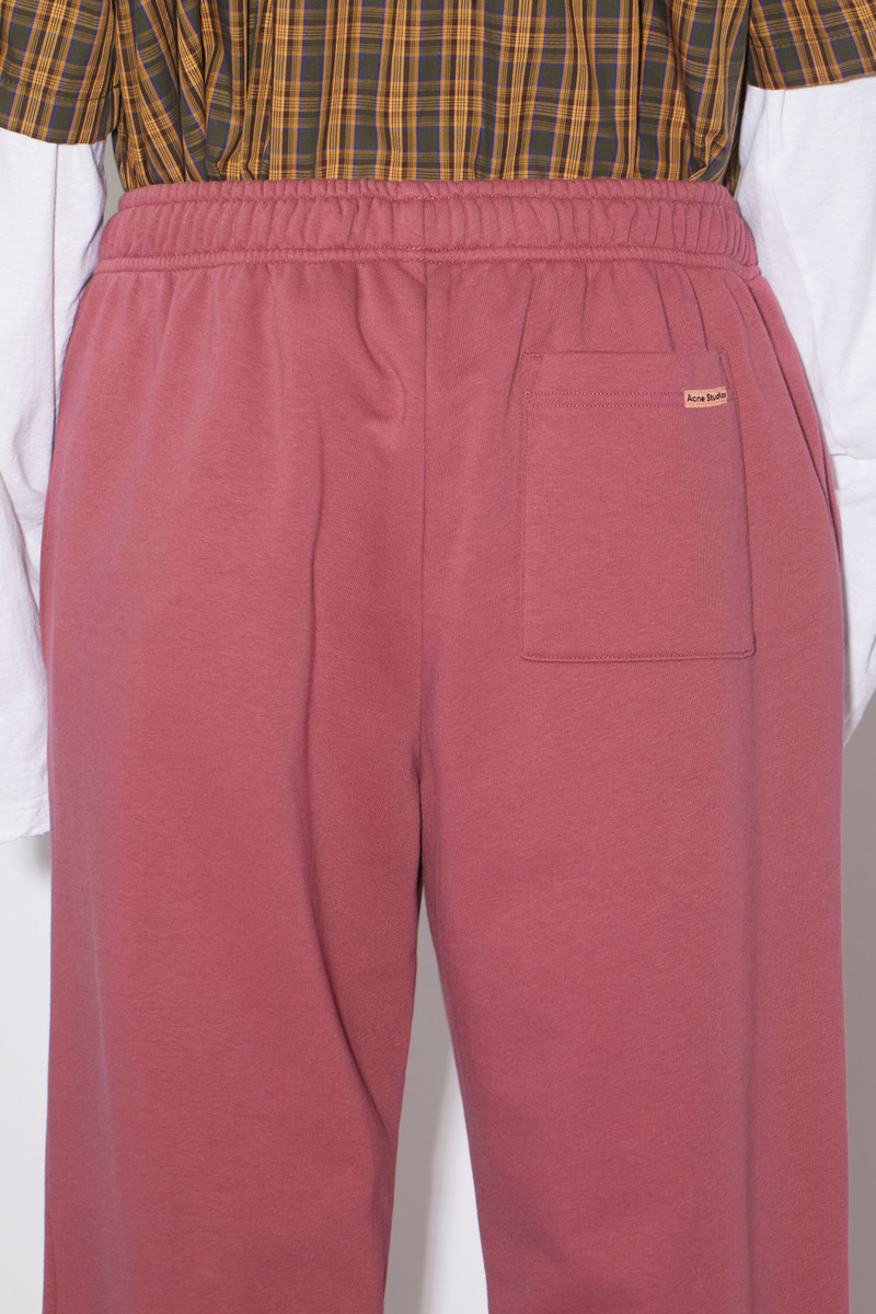 Cotton sweatpants - Rosewood red 4