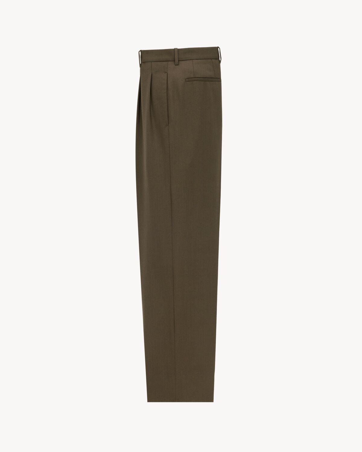 BAGGY PANTS IN WOOL GABARDINE - 2
