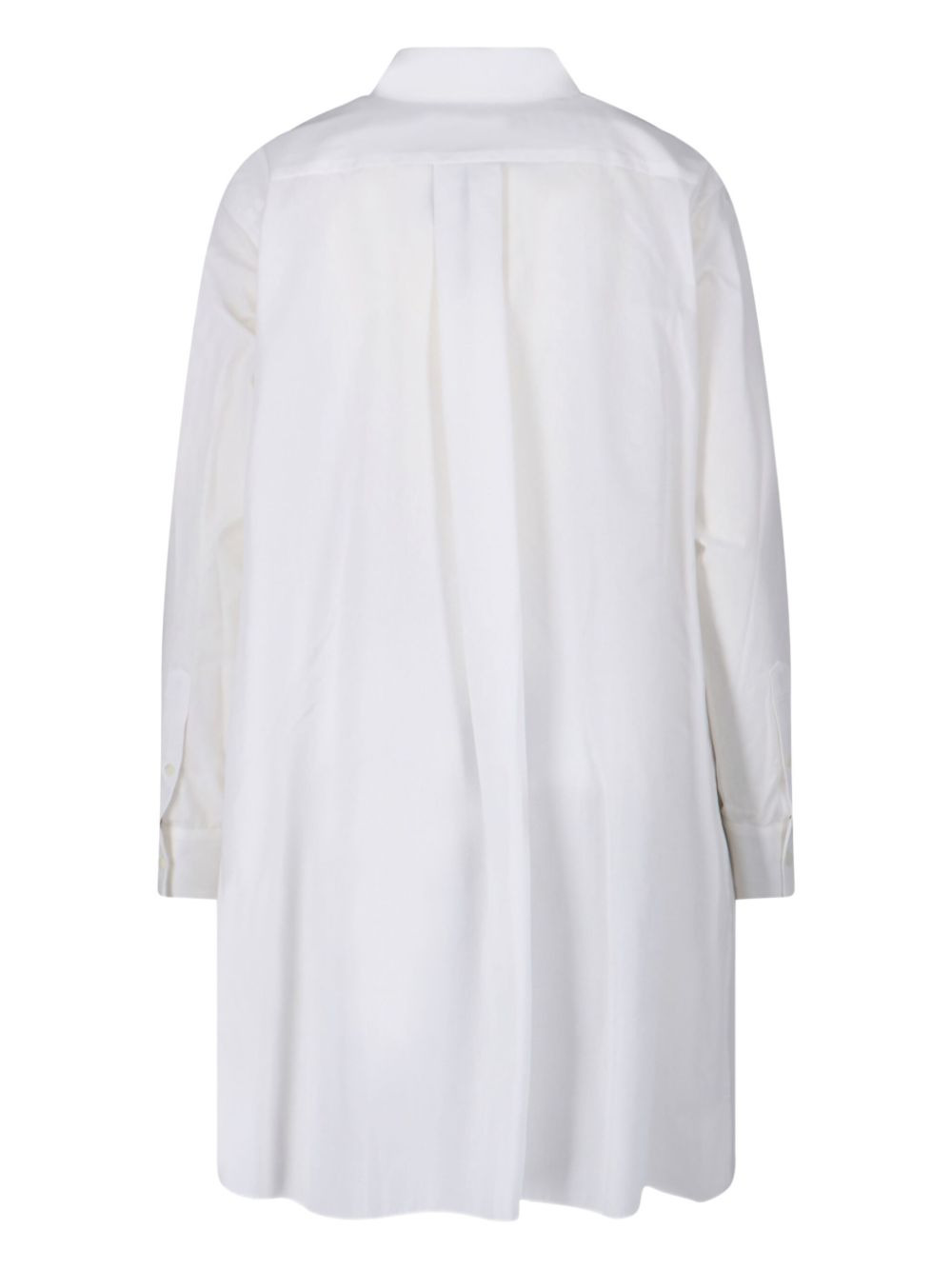 pleated shirt mini dress - 2