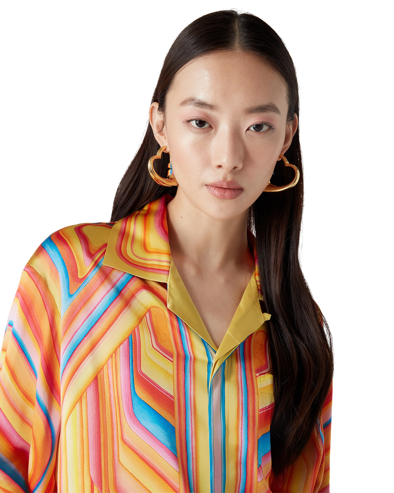Low Rider Long Sleeve Silk Shirt - 5