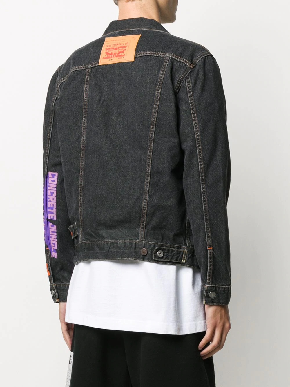 Concrete Jungle denim jacket - 4