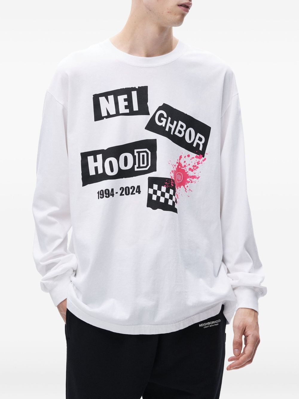graphic-print long-sleeve T-shirt - 2