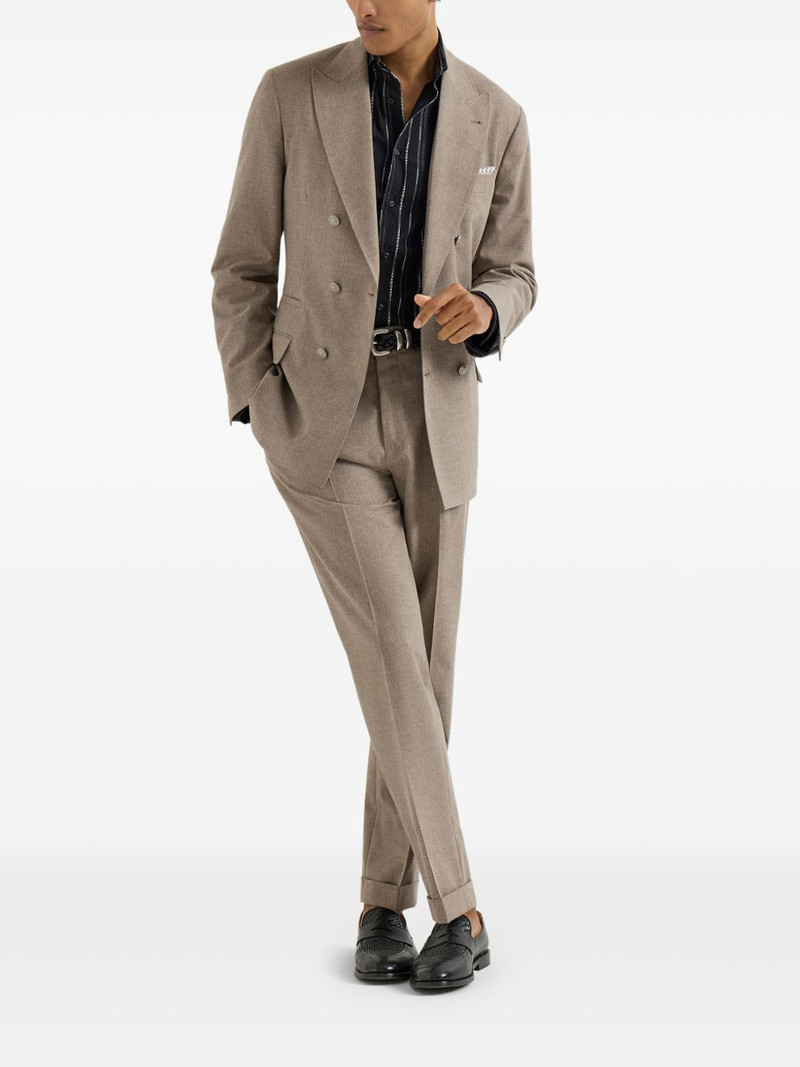 Brunello Cucinelli double-breasted blazer outlook