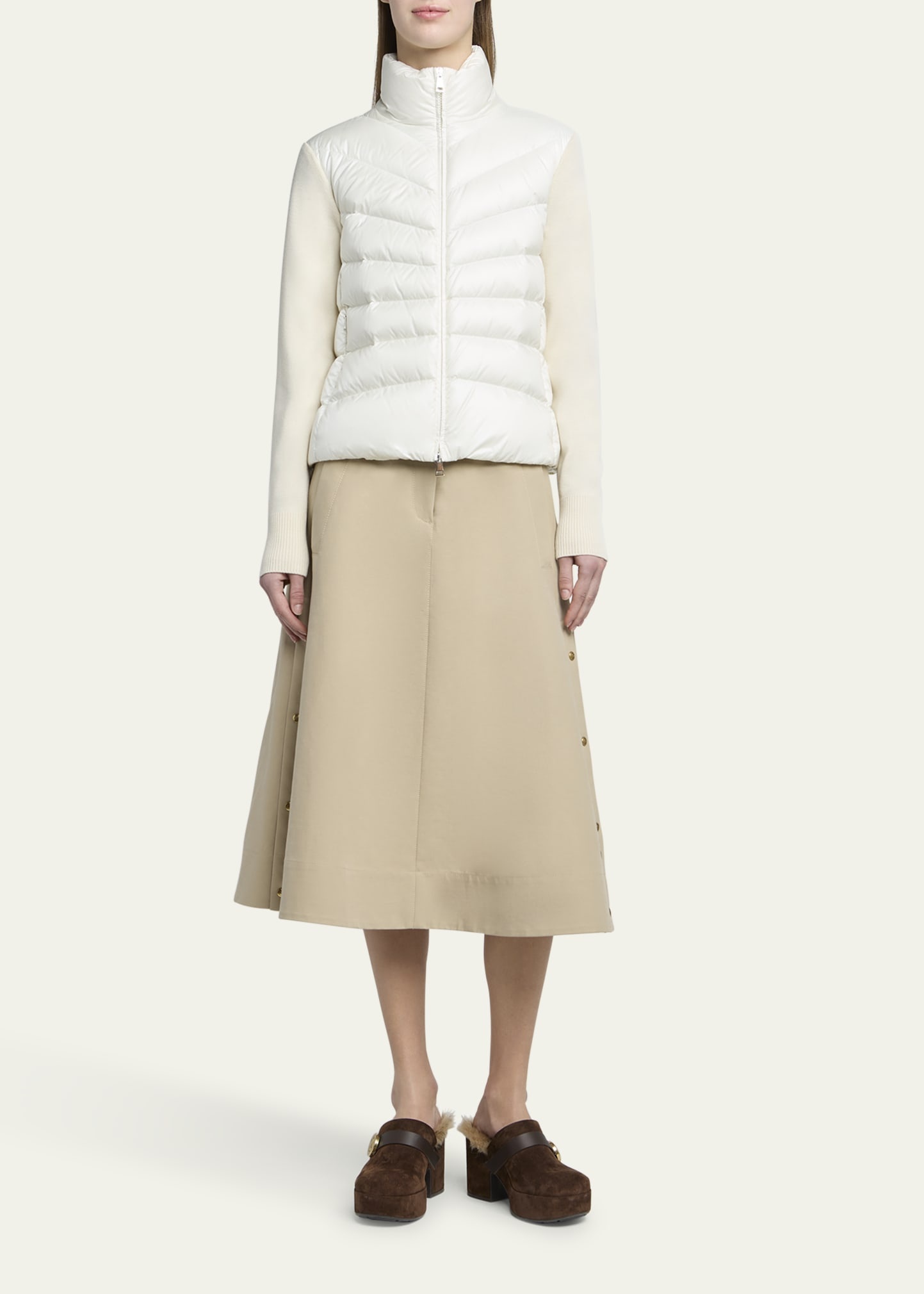 Padded Wool Cardigan - 2
