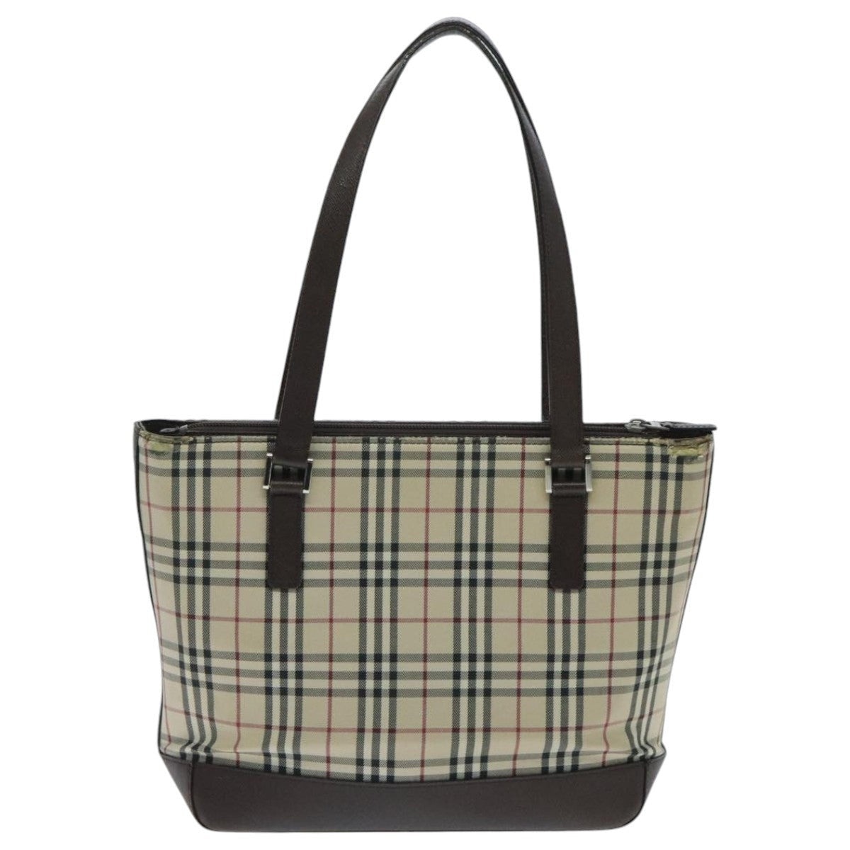 Burberry Nova Check Tote Bag Canvas Beige - 3