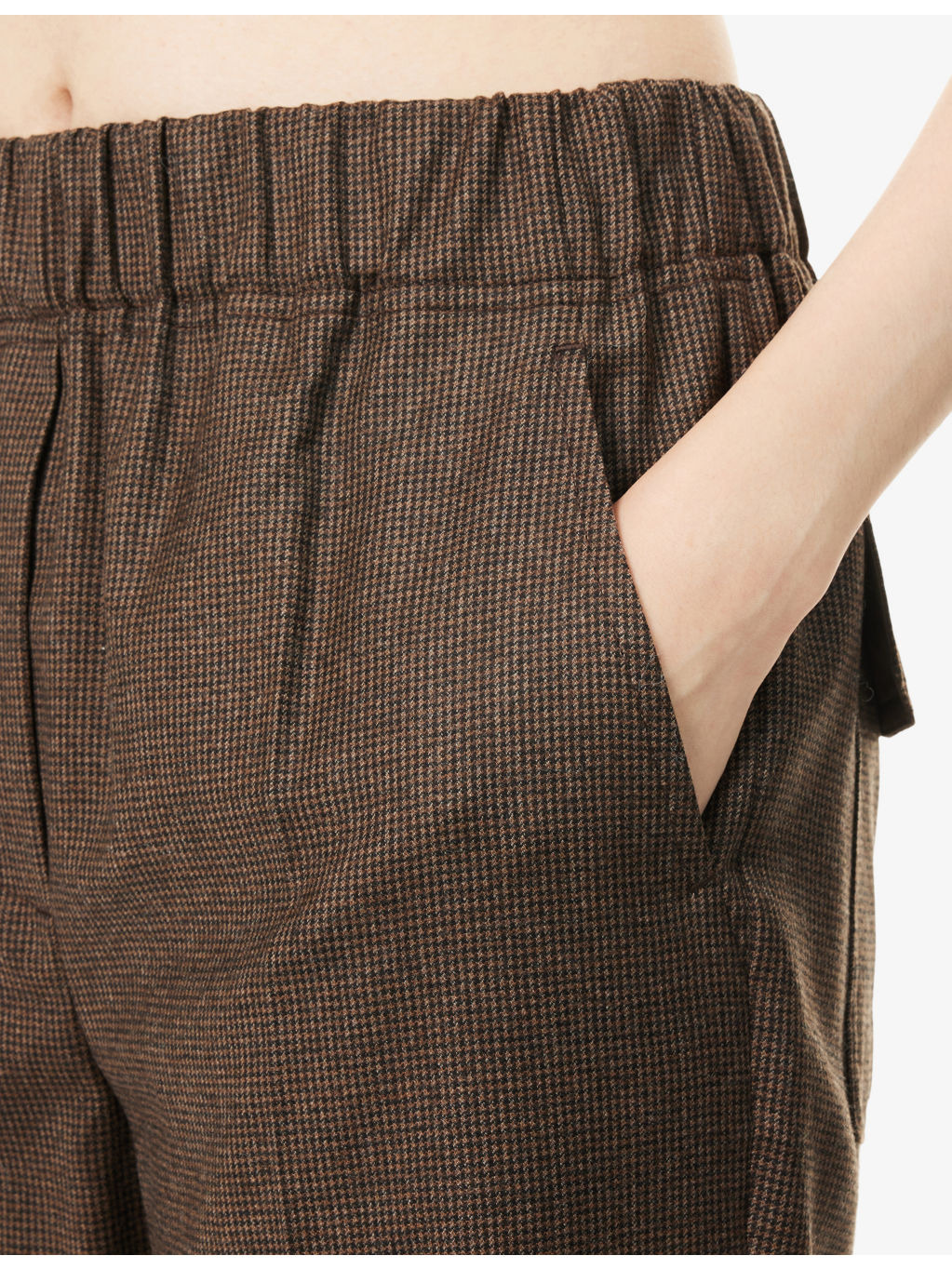 Hateley Wide-Leg Stretch-Wool Trousers - 5