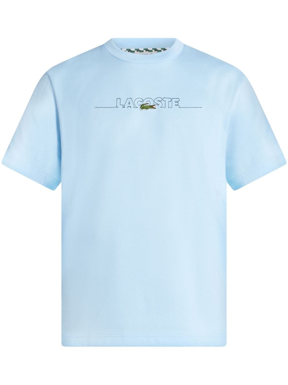 logo-embroidered T-shirt - 1