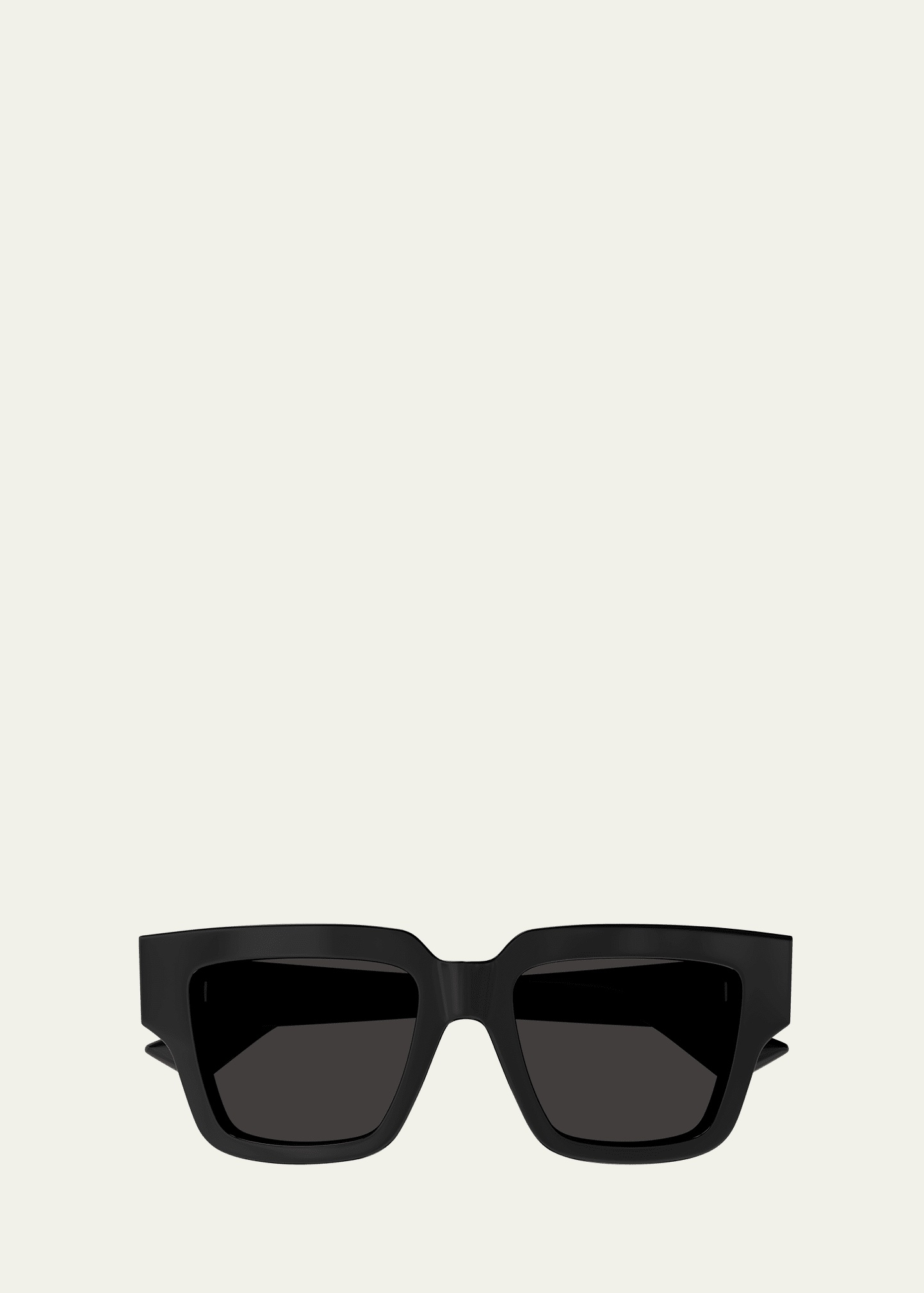 Engraved Logo Acetate Square Sunglasses - 1