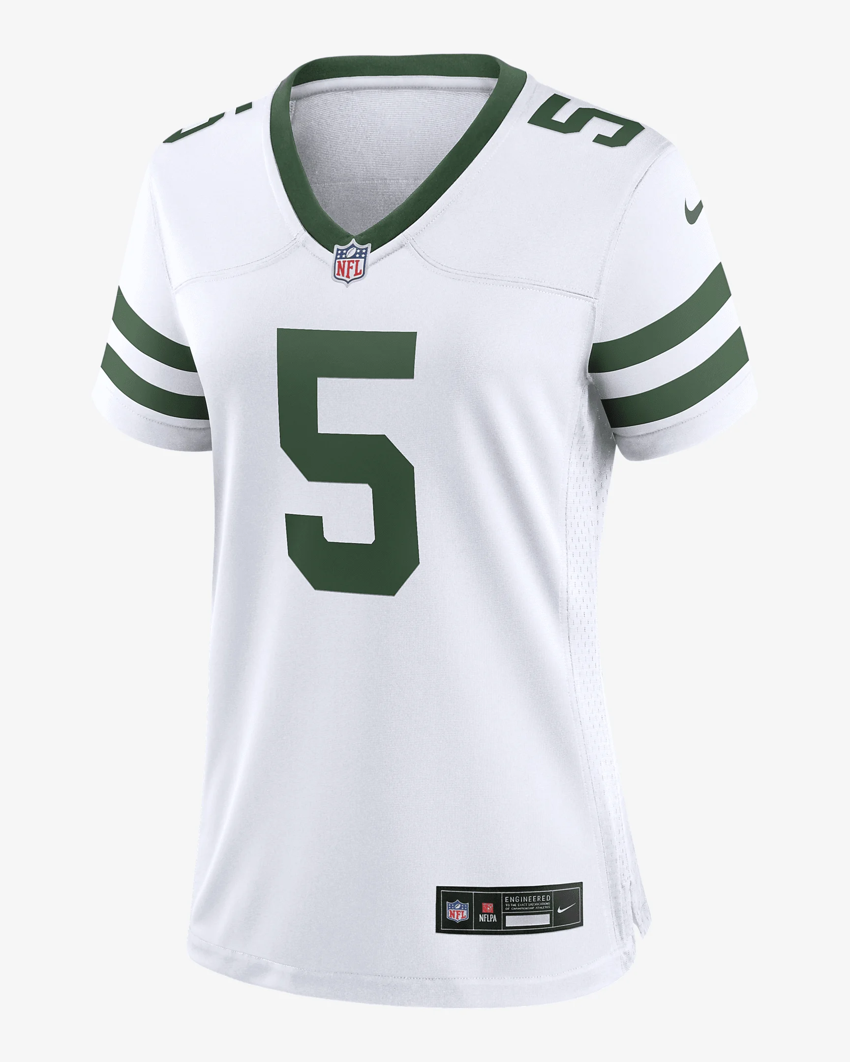 Garrett Wilson New York Jets Women's Nike NFL Game Football Jersey - 1