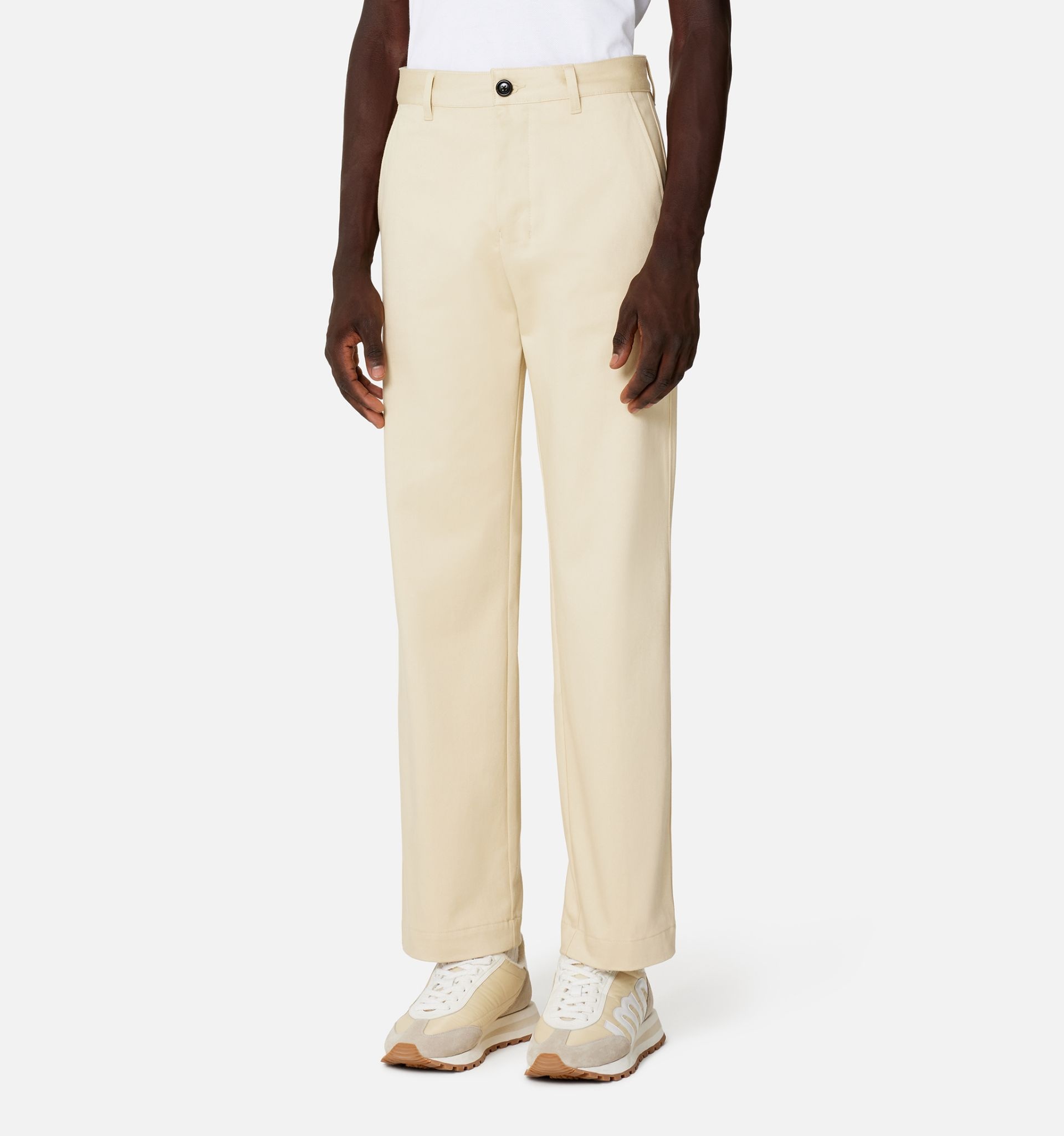 Straight Fit Chino Trousers - 3