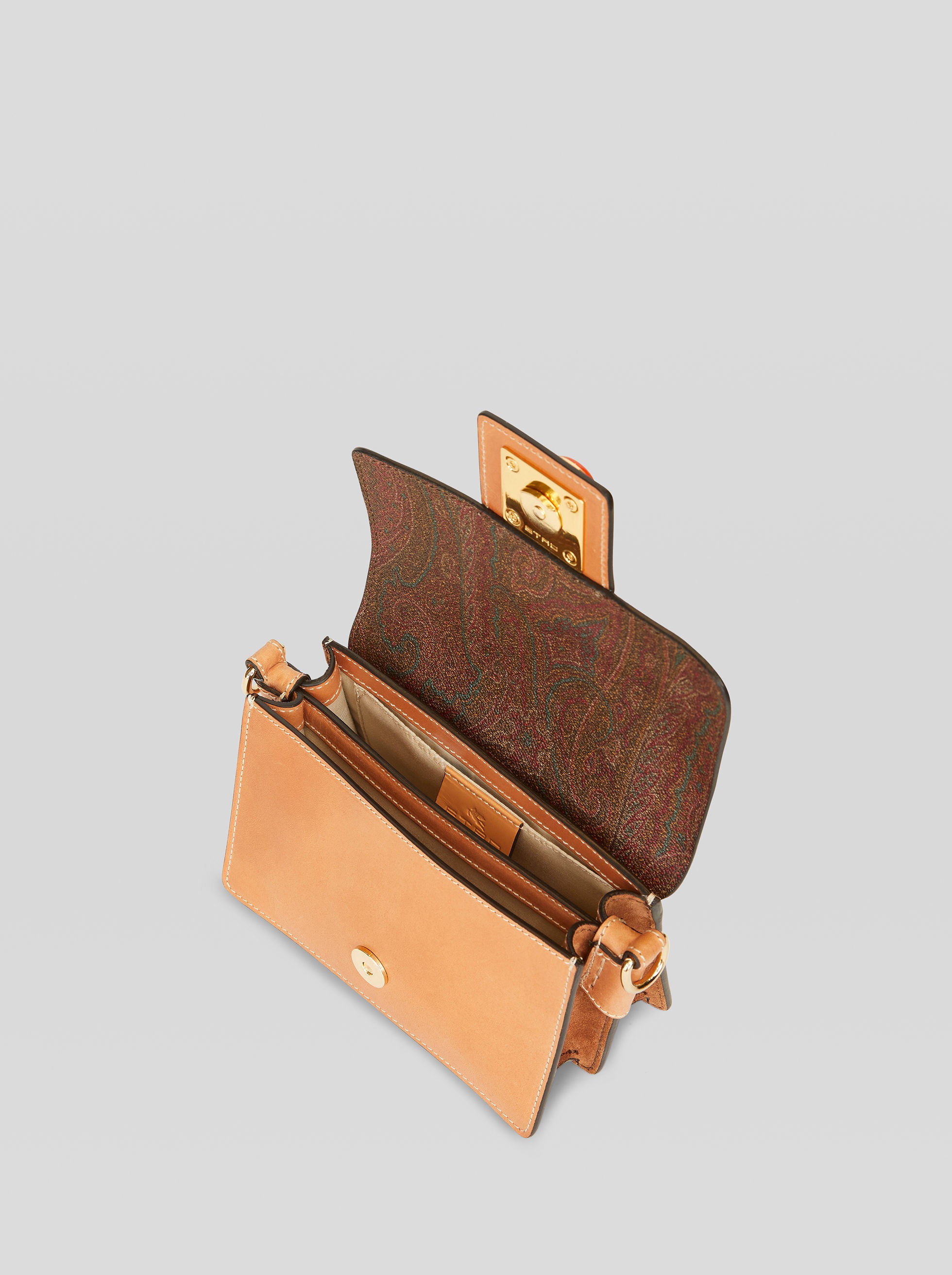 CROWN ME PAISLEY AND CORAL STONE SHOULDER BAG - 4