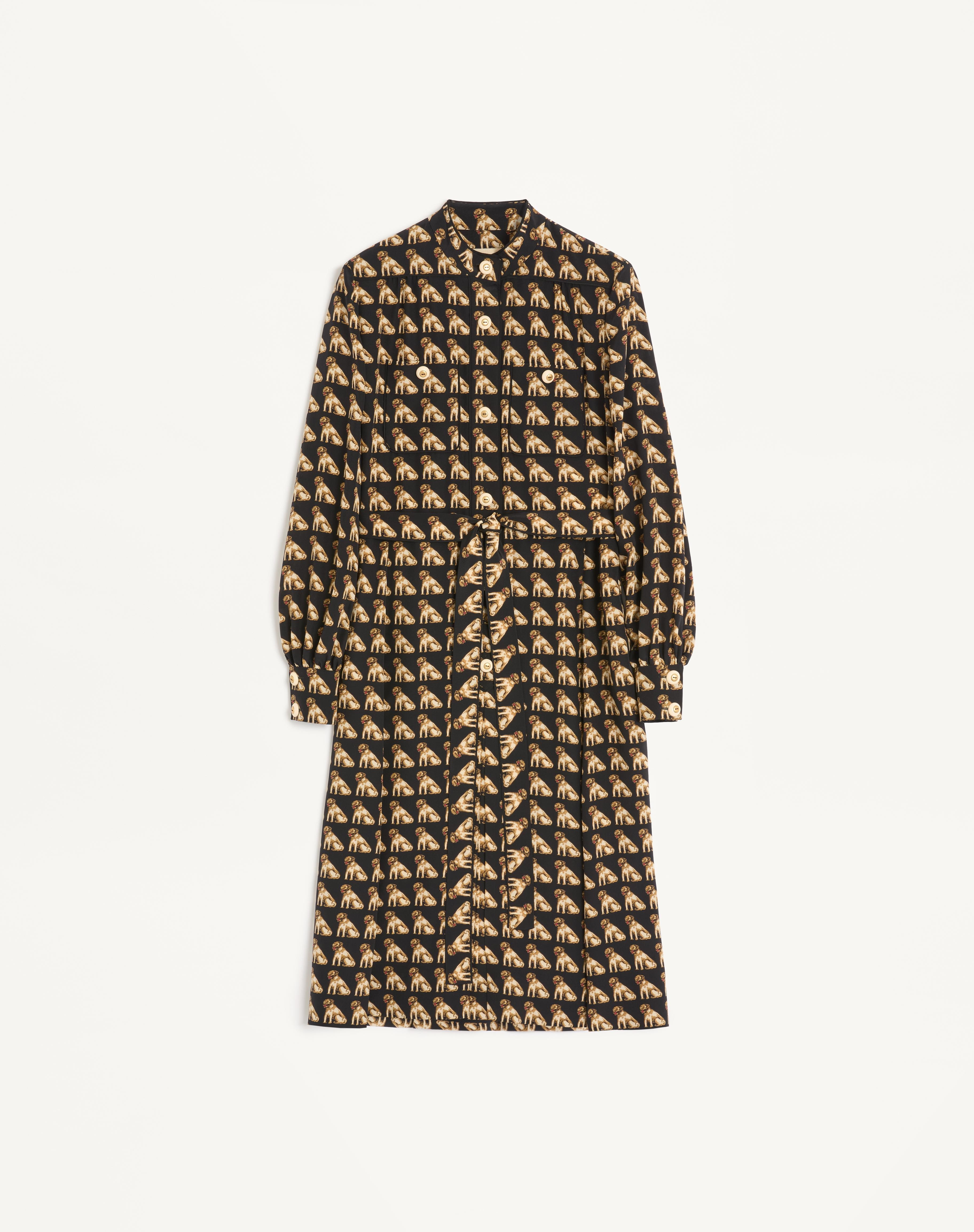 CREPE DE CHINE BLOUSE WITH PETIT CHARLES PRINT - 1