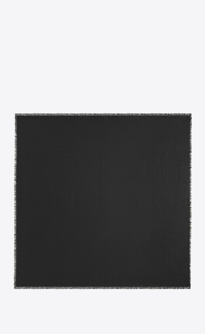 SAINT LAURENT large square scarf in silk outlook