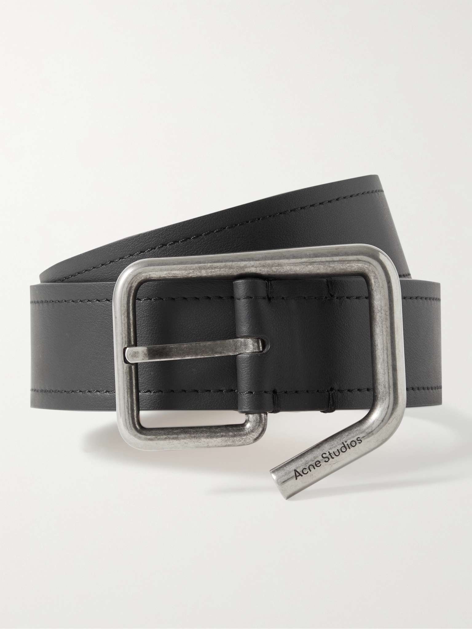 3.5cm Leather Belt - 1