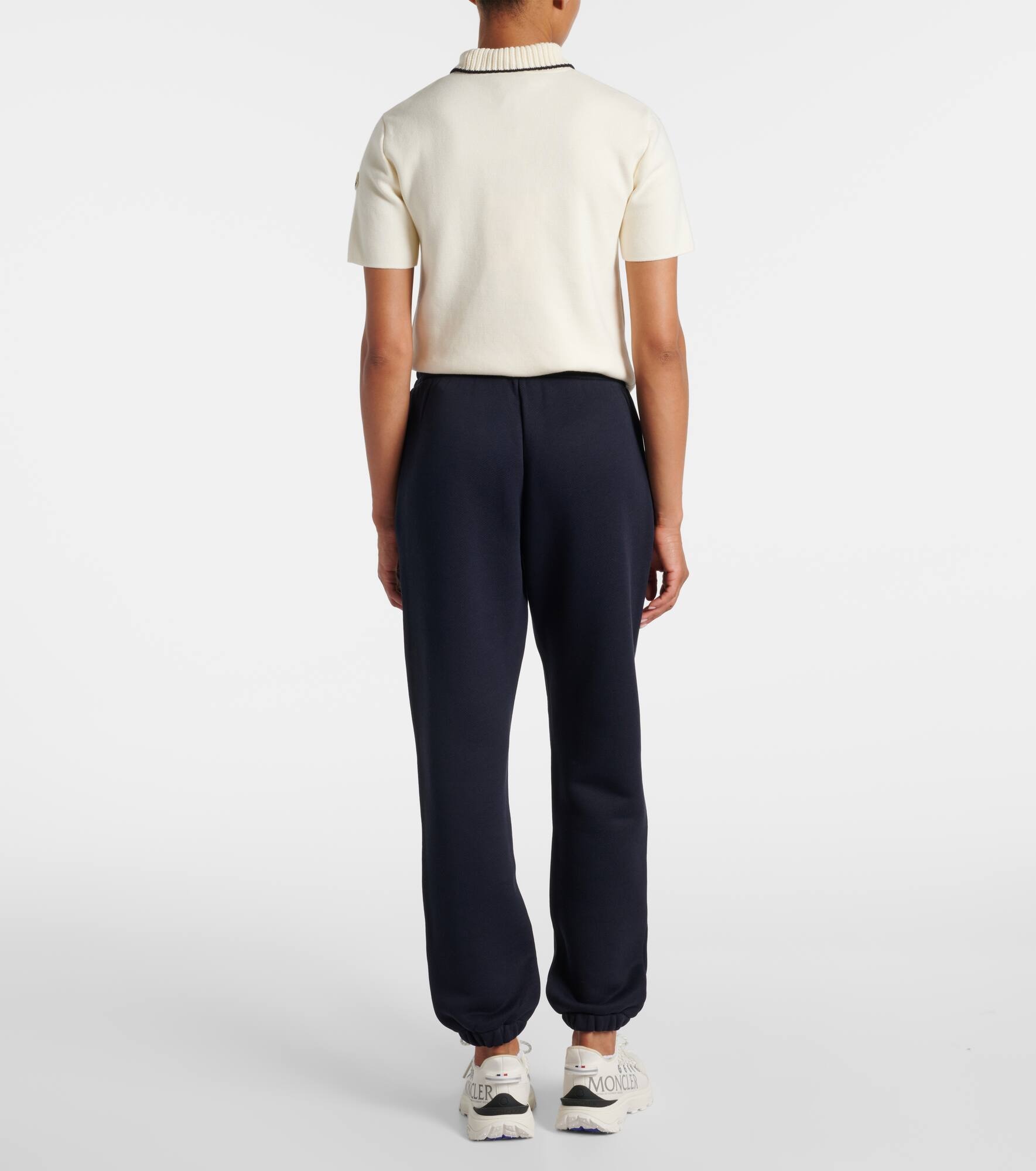 Logo cotton-blend sweatpants - 3