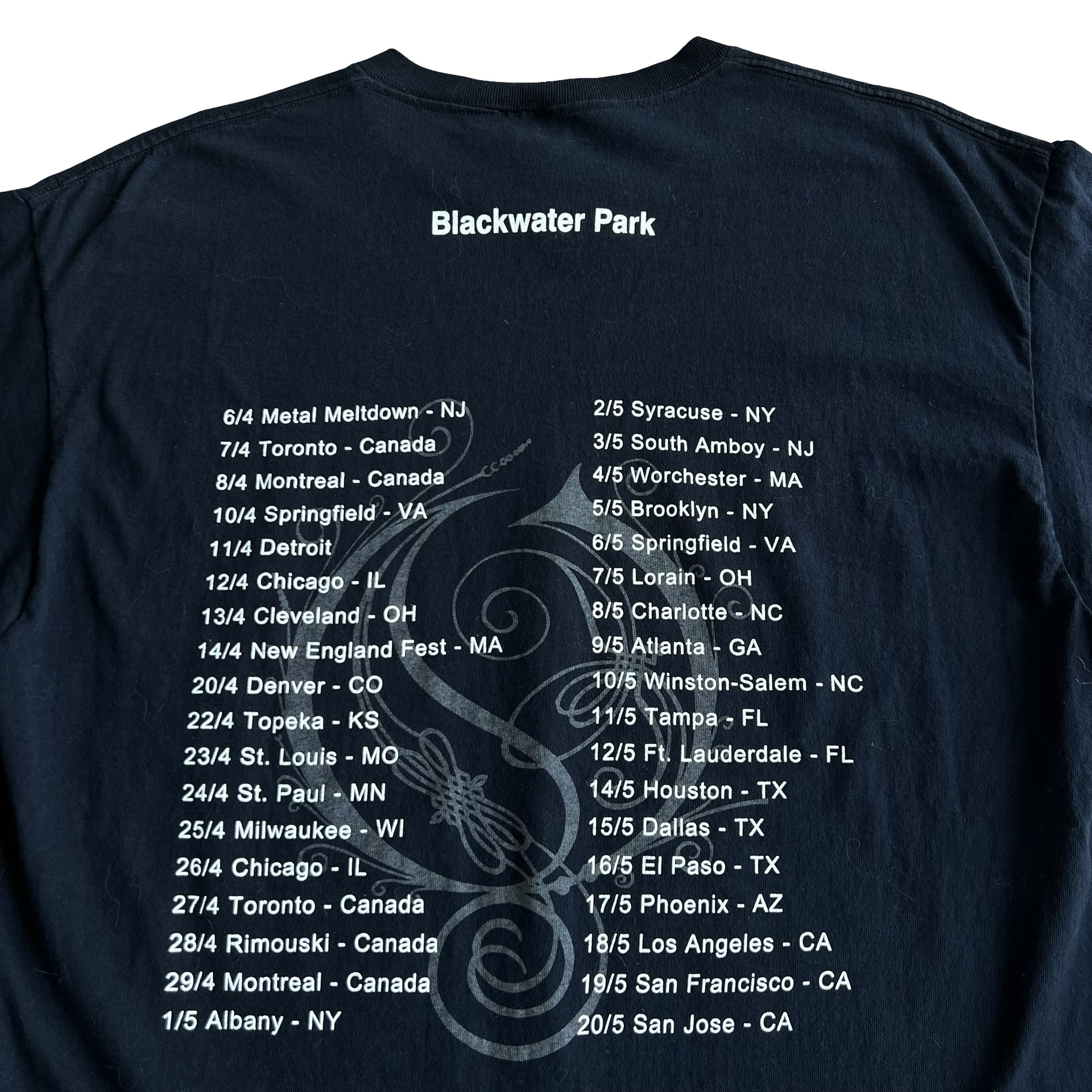 Final Blow - Vintage Opeth Blackwater Park 2001 Tour T-Shirt SZ XL - 5