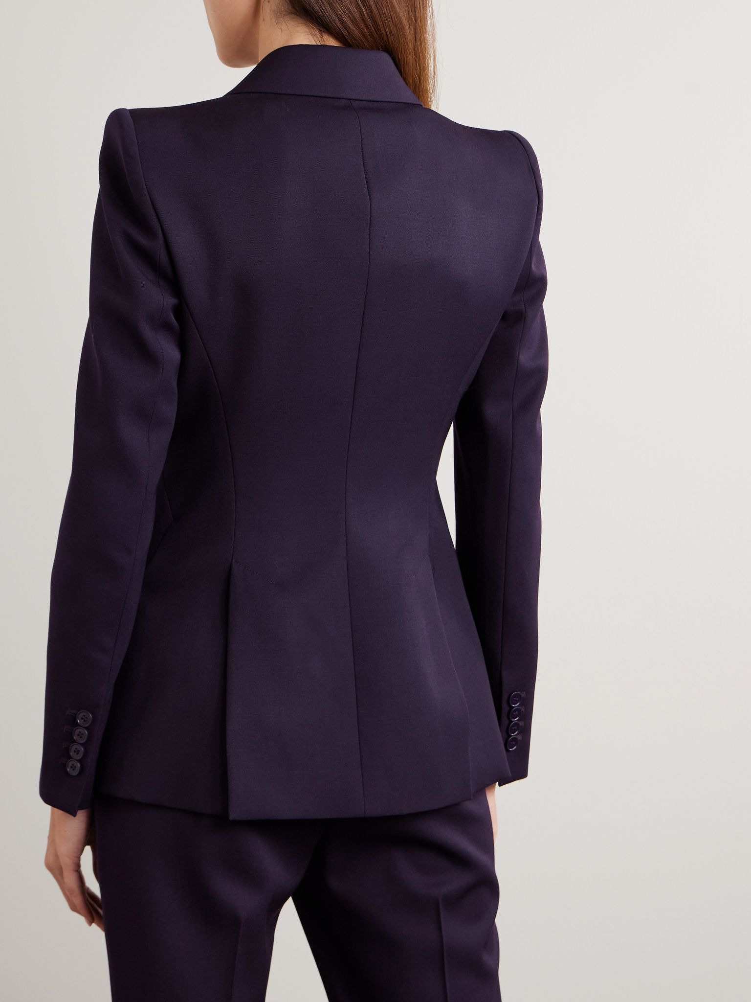Wool blazer Purple - 3