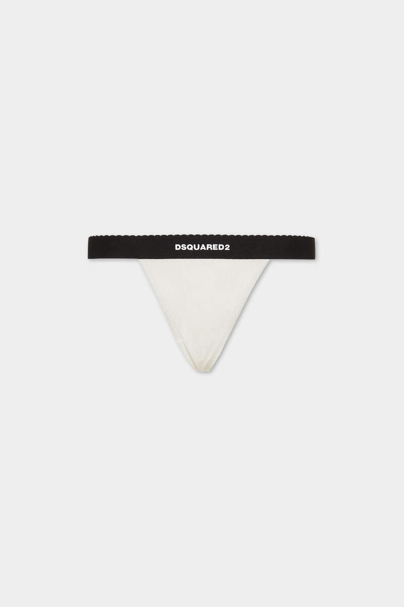 UNDERWEAR VISCOSE THONG - 1