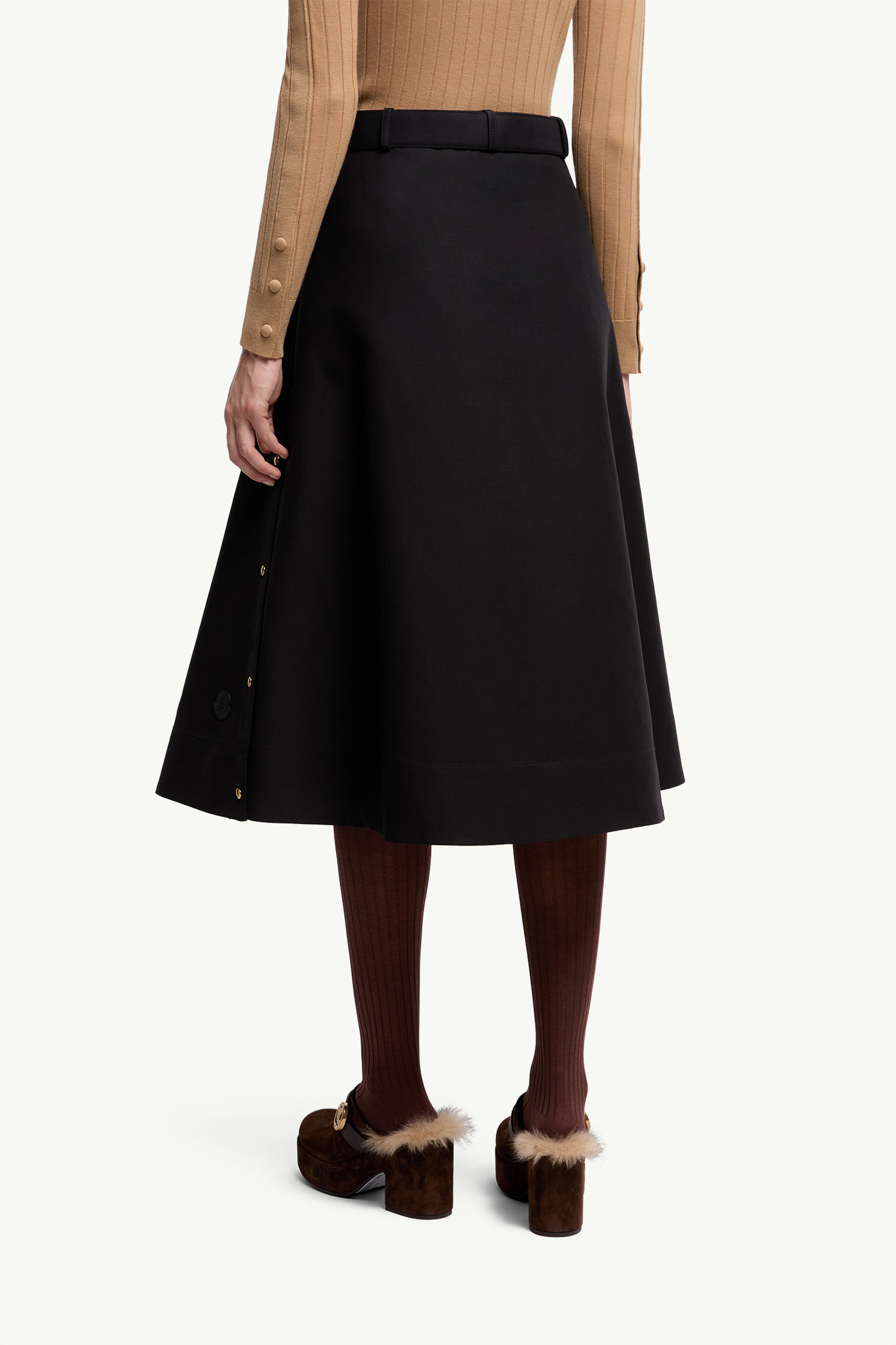 Cotton Midi Skirt - 5