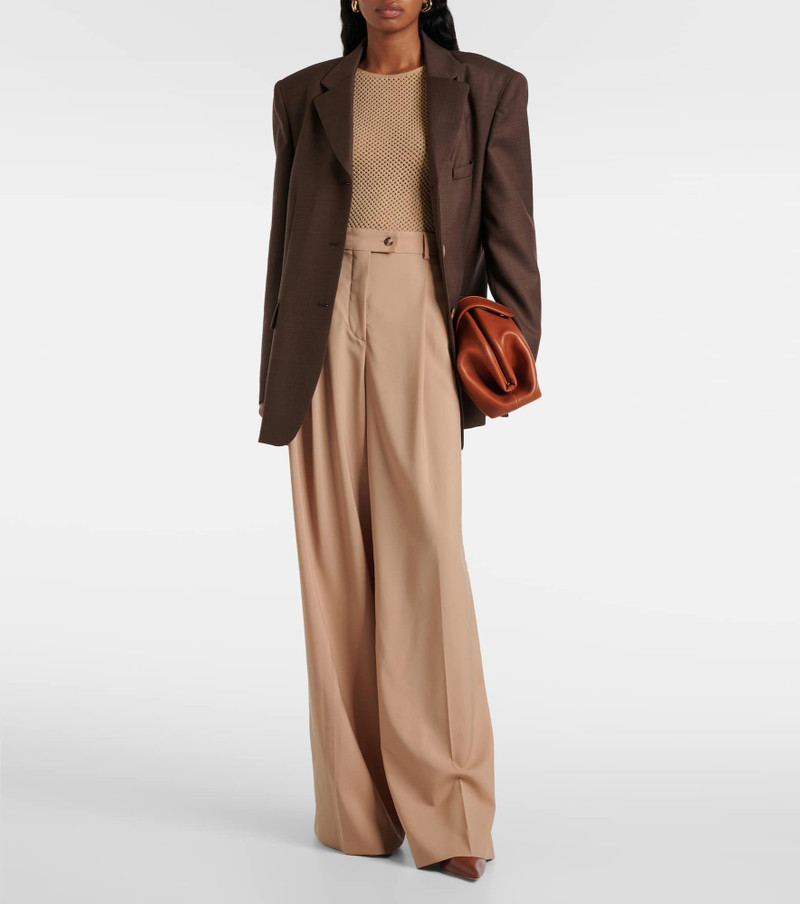 WARDROBE.NYC x RHW Web wool-blend bodysuit outlook