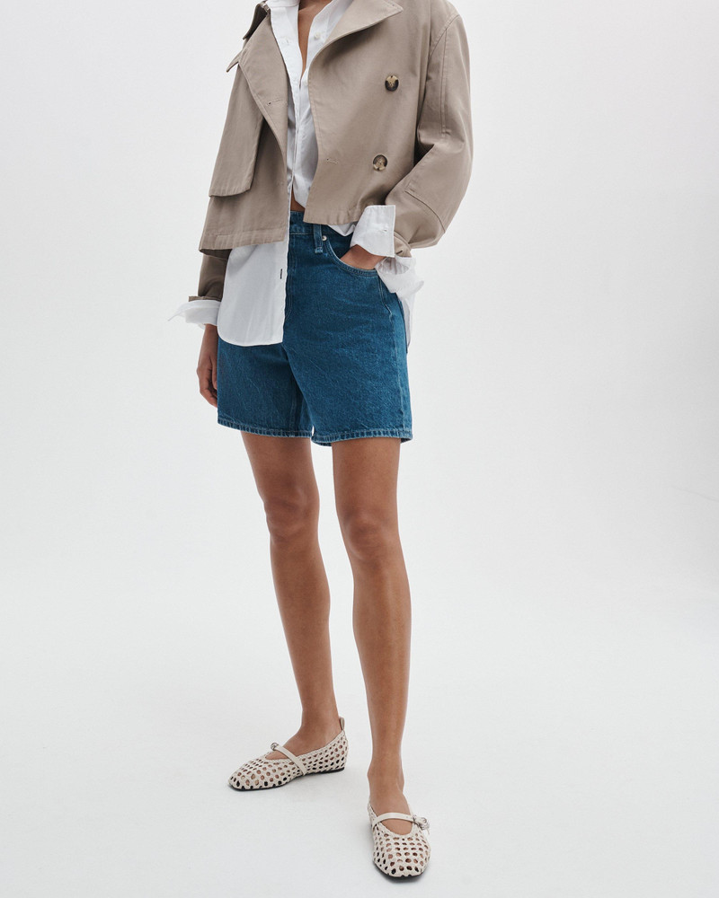 rag & bone Spire Woven Faux Leather Mary Janes outlook