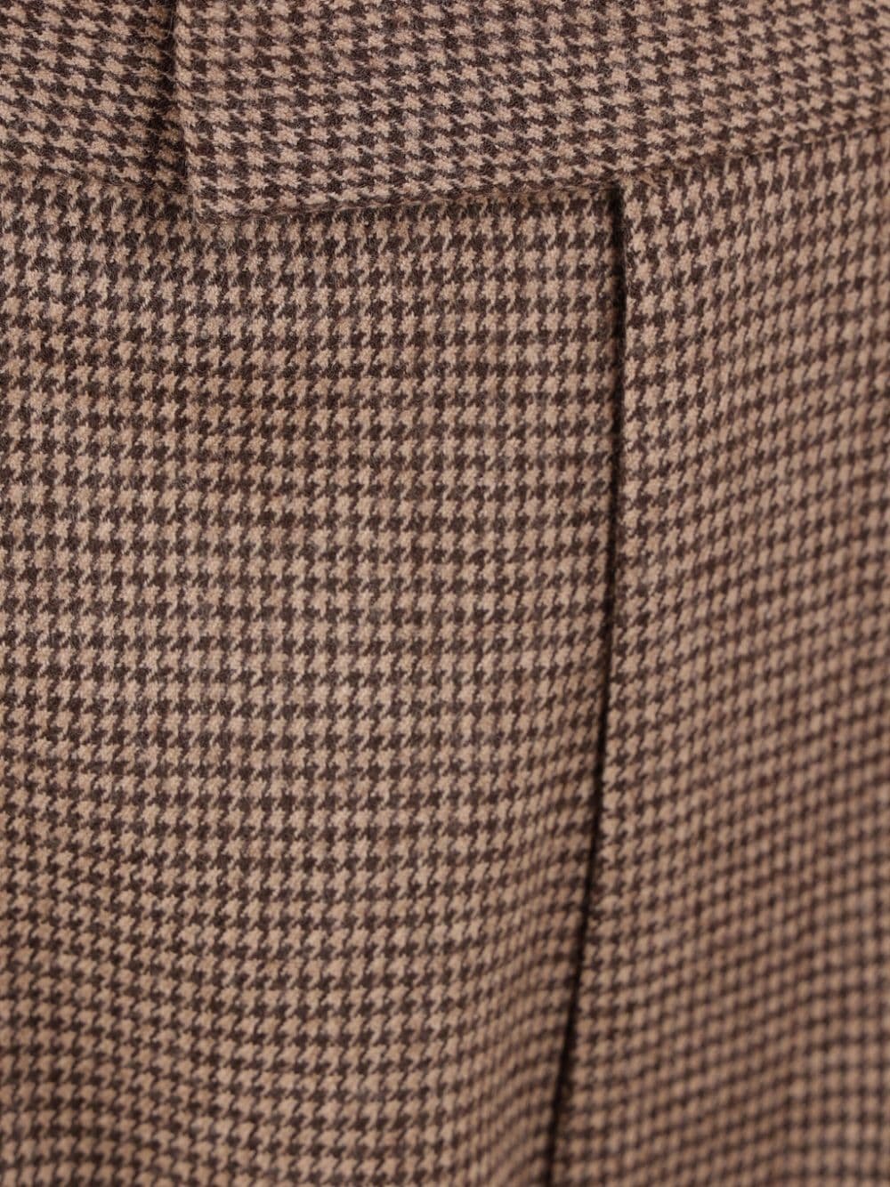 houndstooth-pattern trousers - 4