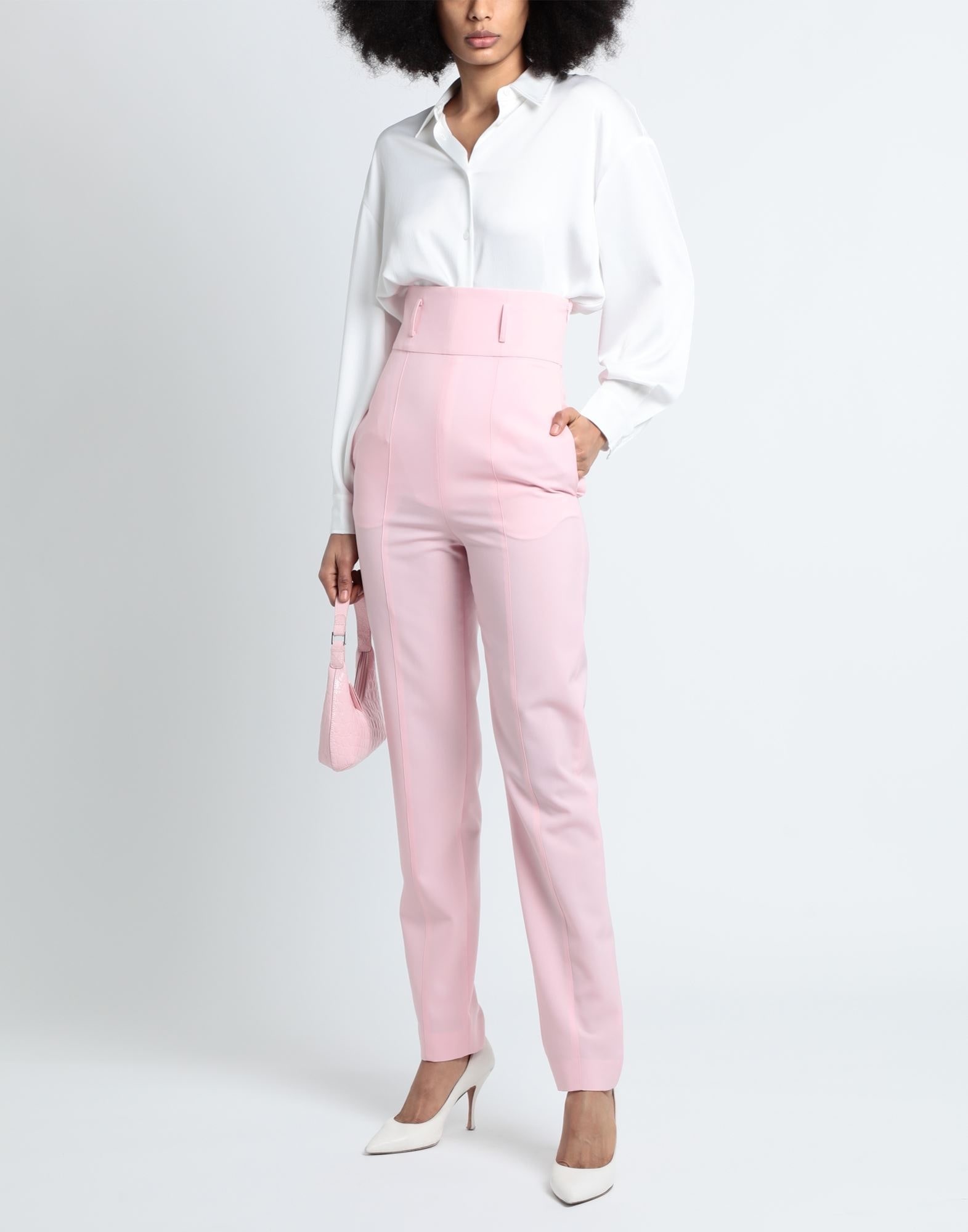 Pink Women's Casual Pants - 2