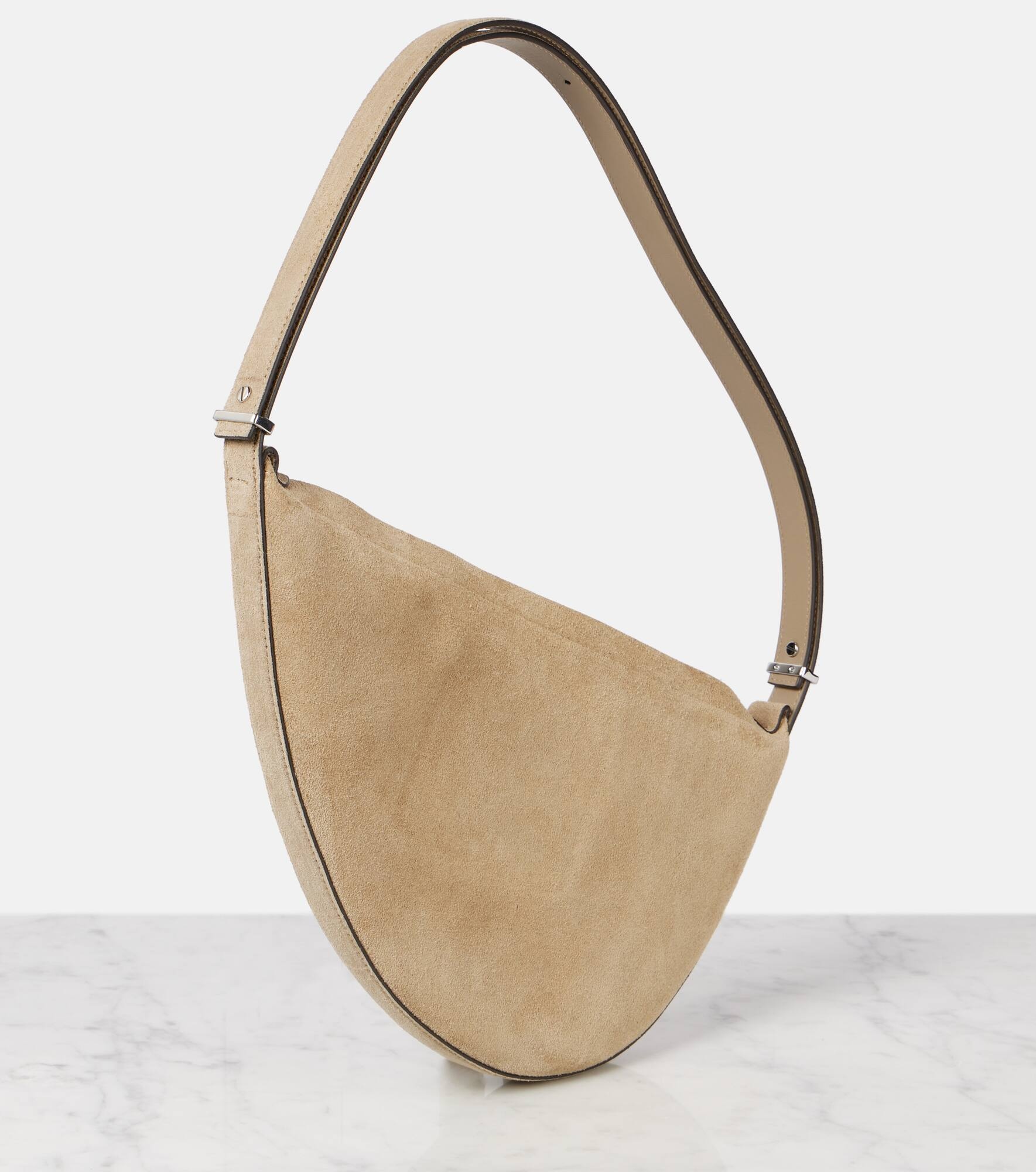 Suede shoulder bag - 4