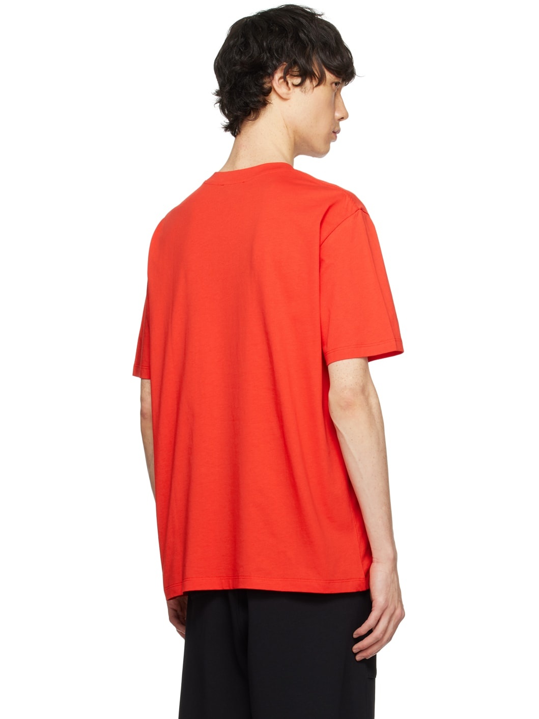 Red Embroidered T-Shirt - 3