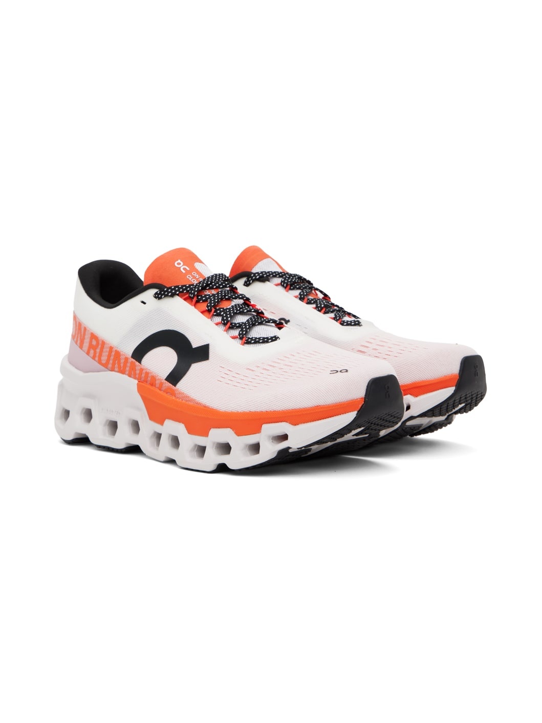 White & Pink Cloudmonster 2 Sneakers - 4