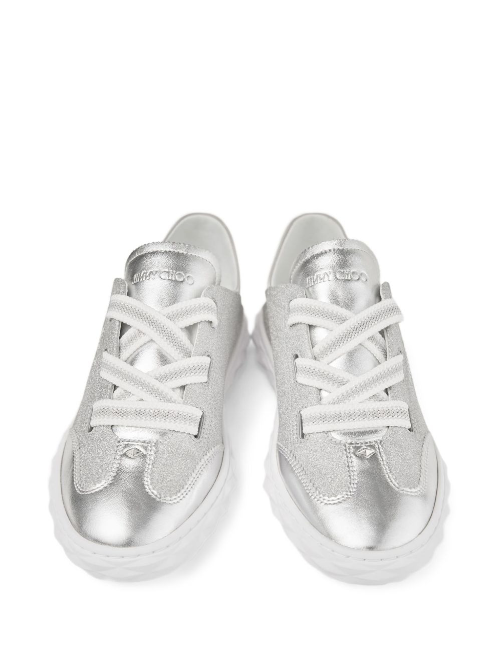 embroidered-logo sneakers - 3