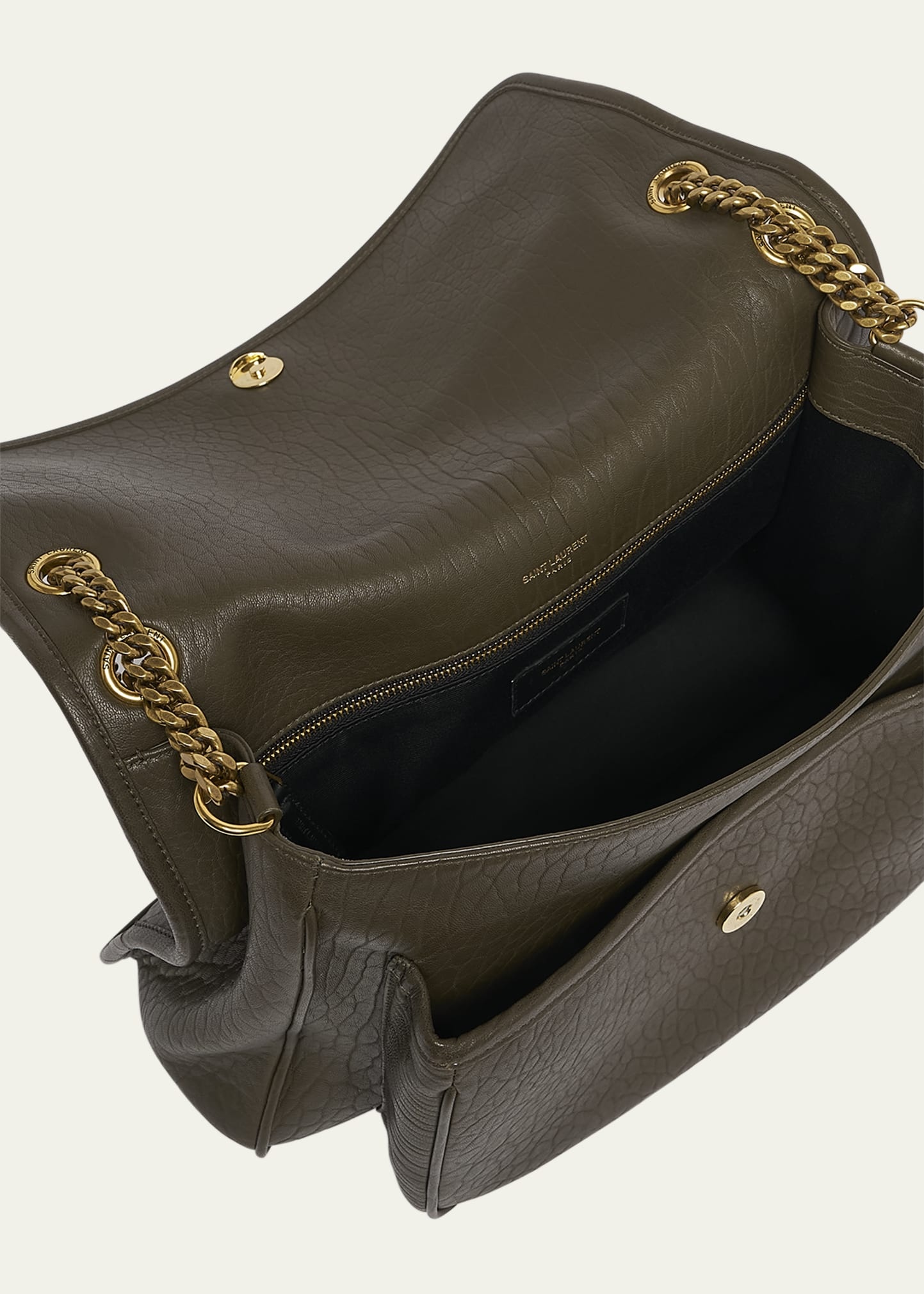 Niki Large YSL Crossbody Bag in Lambskin Leather - 4