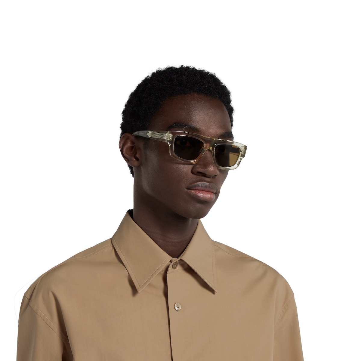 Rectangular frame sunglasses - 3