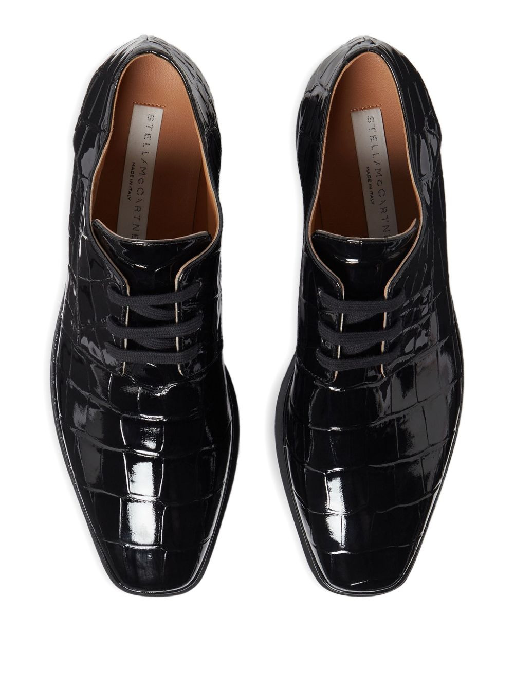 80mm crocodile-effect derby shoes - 4