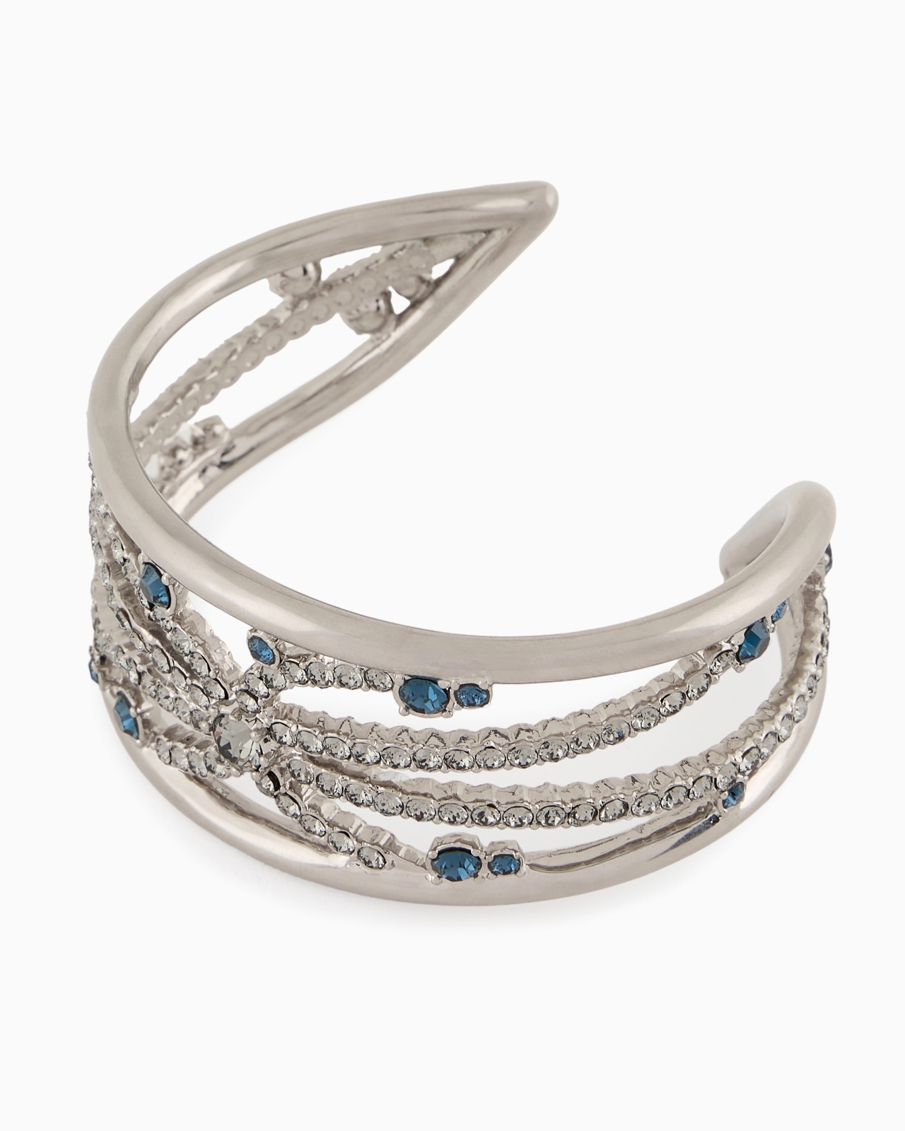 BRASS AND SWAROVSKI CRYSTAL BANGLE - 2