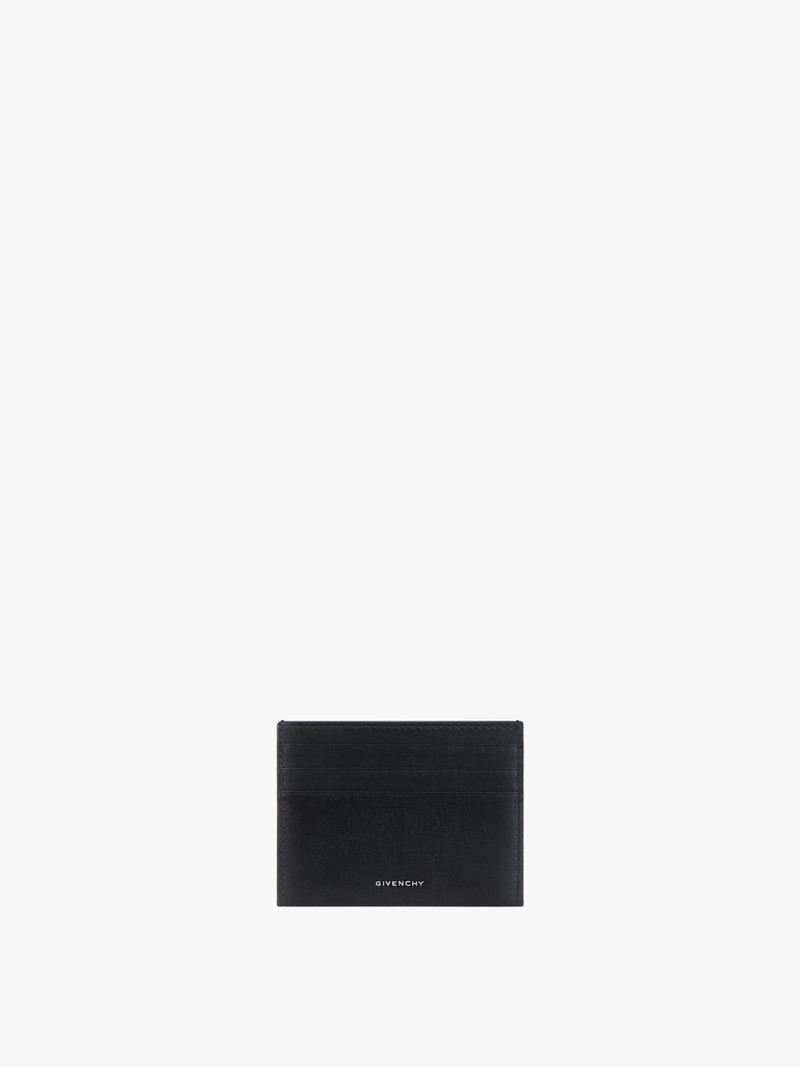 Givenchy CARD HOLDER IN 4G LEATHER WITH TAG EFFECT PRINTS outlook