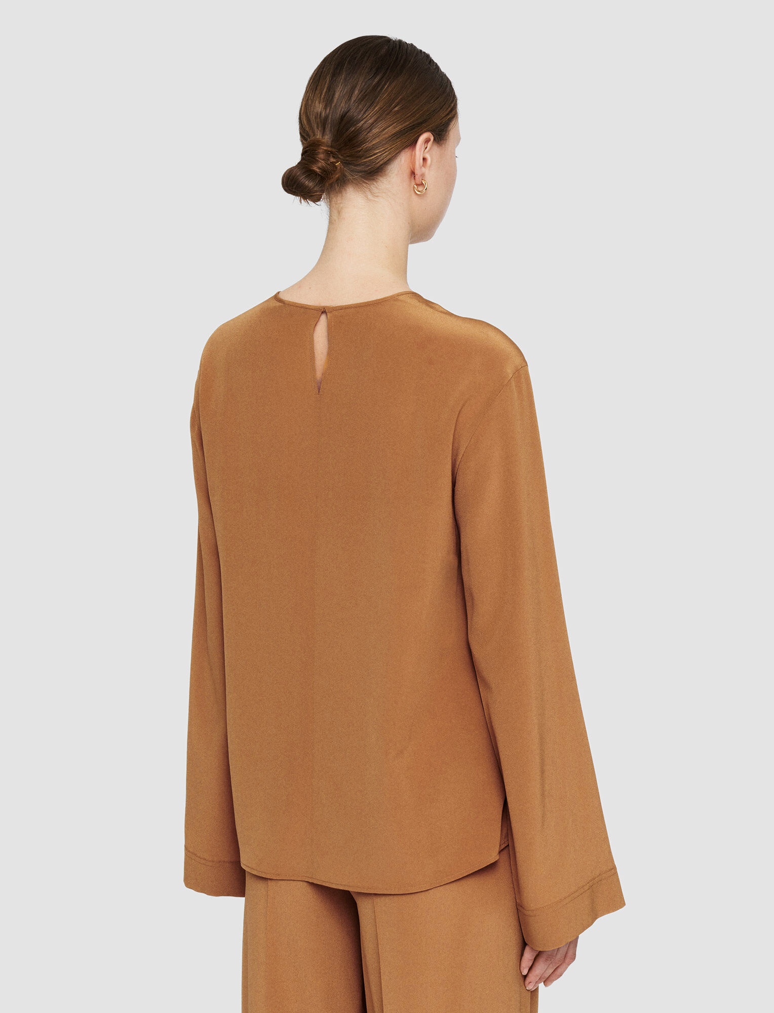 Silk Crepe de Soie Braidwood Blouse - 4