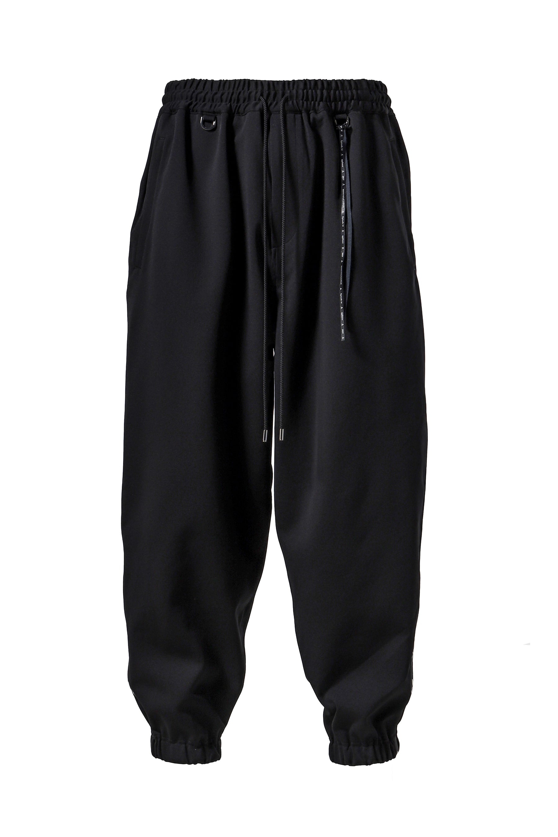 SKULL TAPE JERSEY JOGGER PANTS / BLK - 4