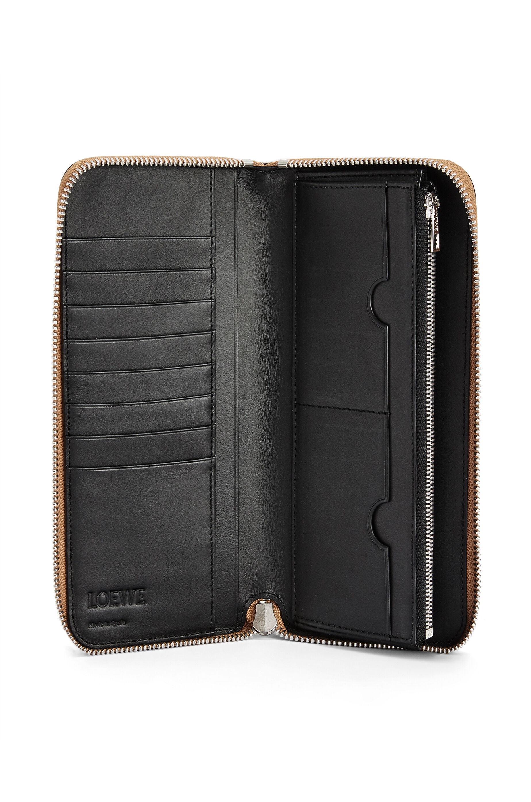 Puzzle stitches open wallet in smooth calfskin - 3