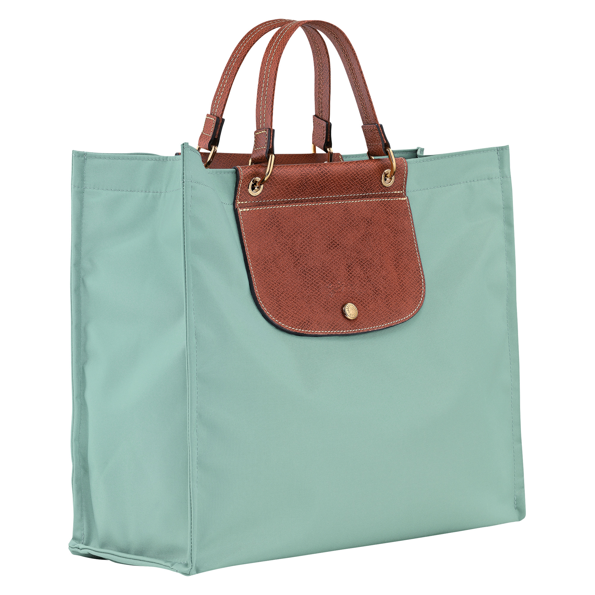 Cabas Longchamp L Tote Bag Vervain - Canvas - 3