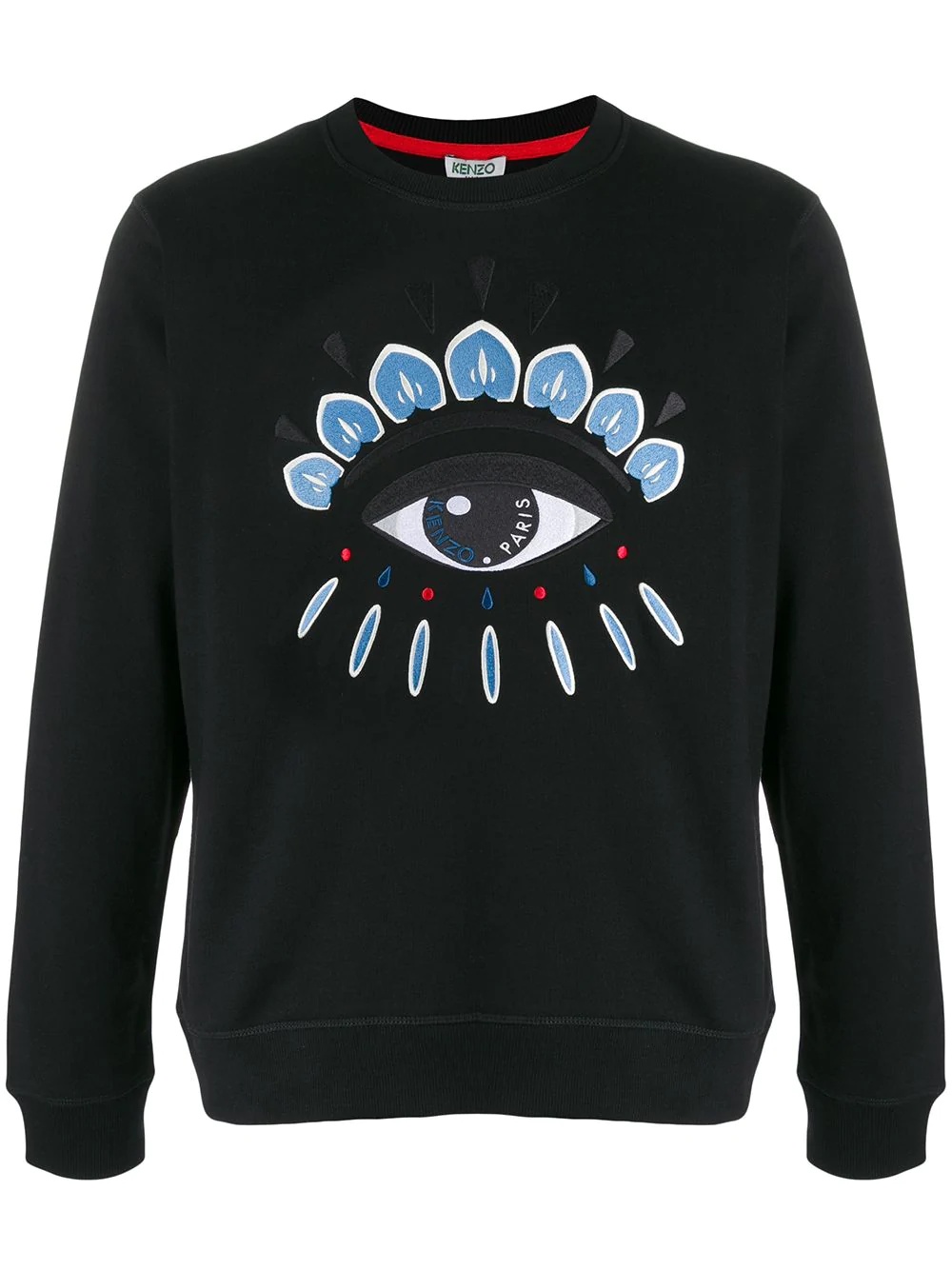 embroidered Eye sweatshirt - 1