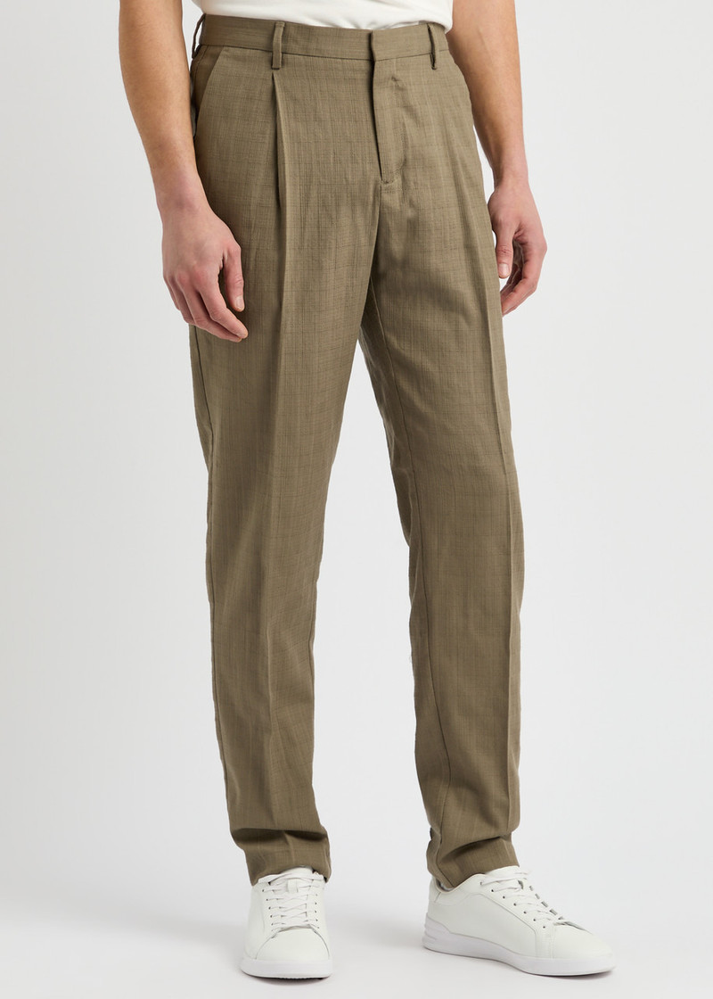 Sunspel Sunspel Tapered-leg Cotton Trousers outlook