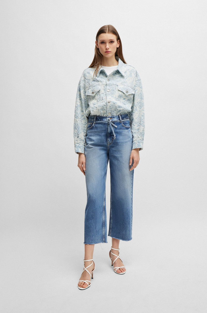 BOSS BLUE JEANS WITH BELT DETAIL outlook