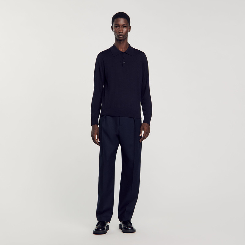 FINE KNIT POLO SHIRT 3