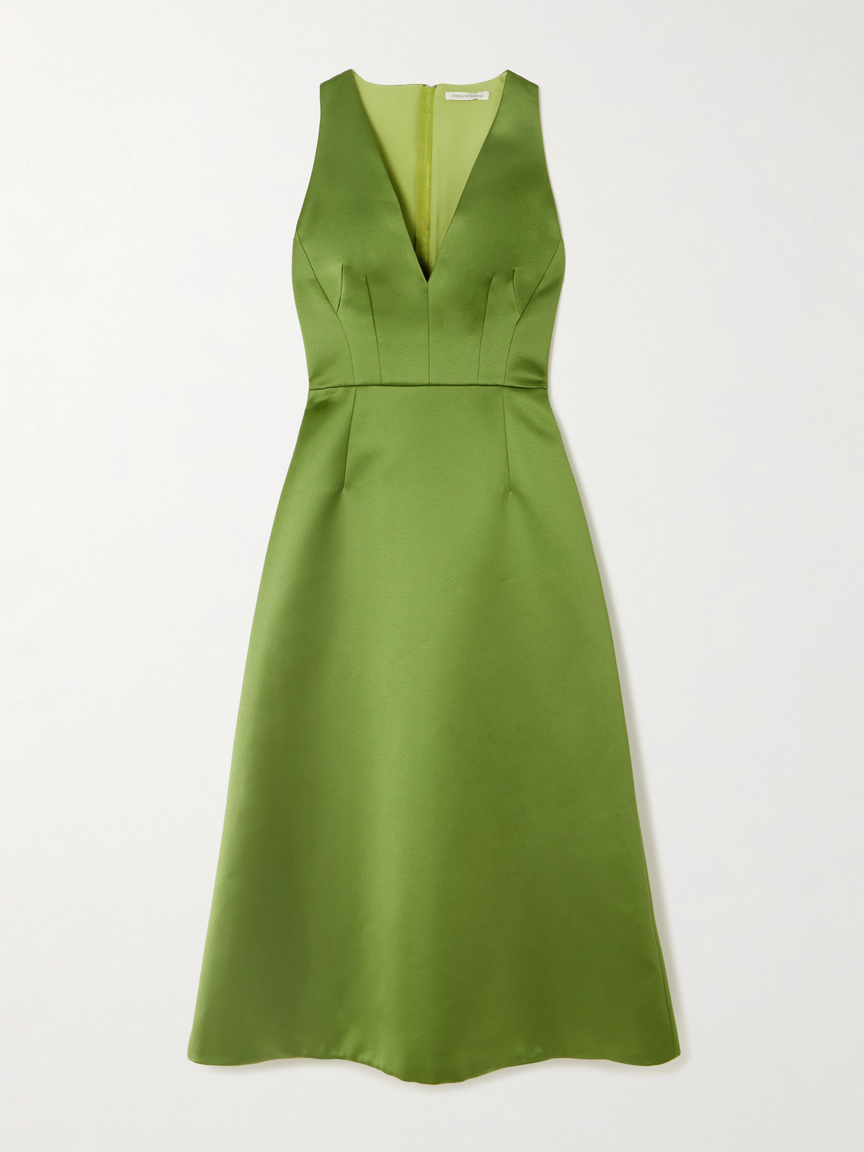 Adonica Cutout Duchesse-satin Maxi Dress - 1