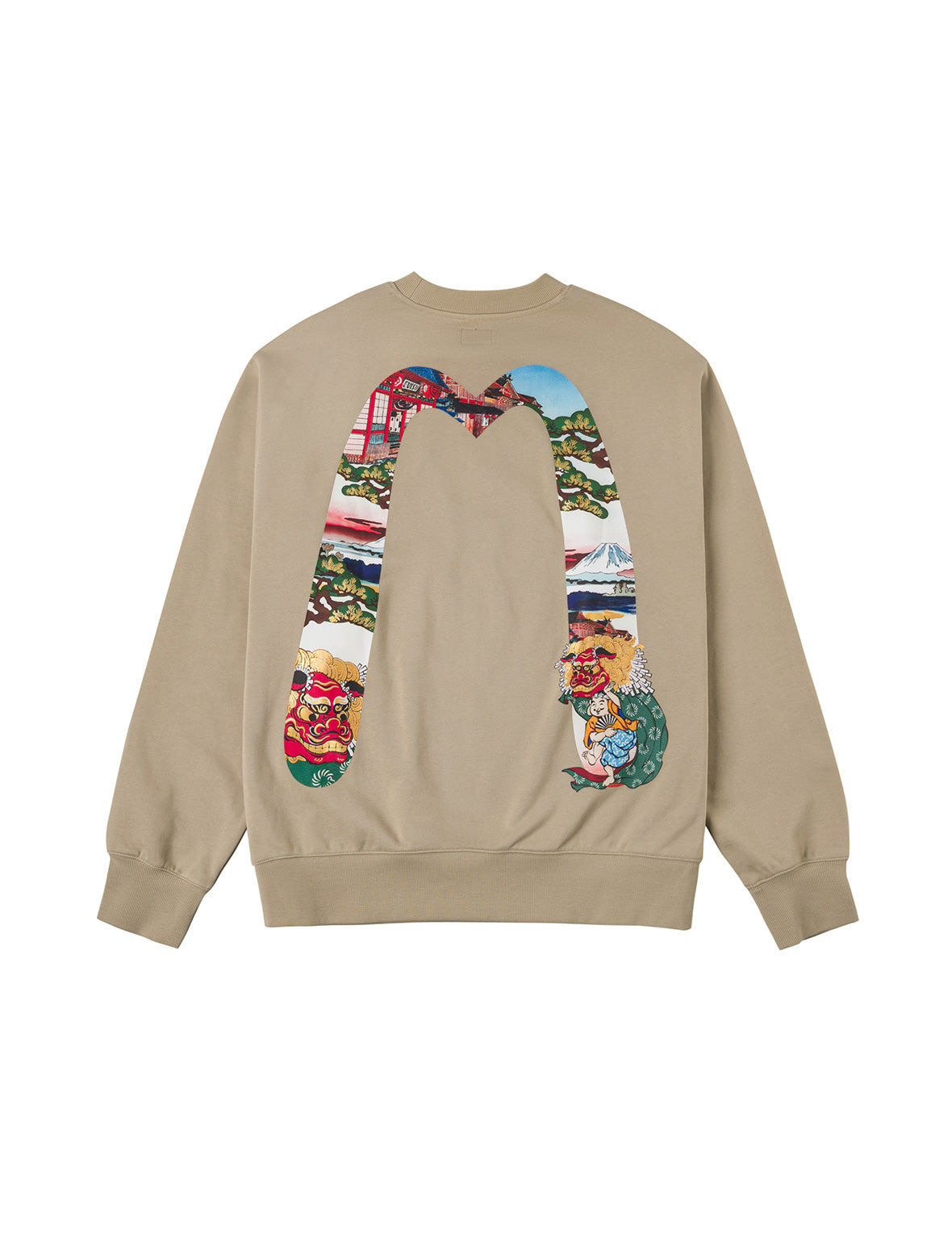 Godhead Lion Dance Daicock Print Loose Fit Sweatshirt - 2